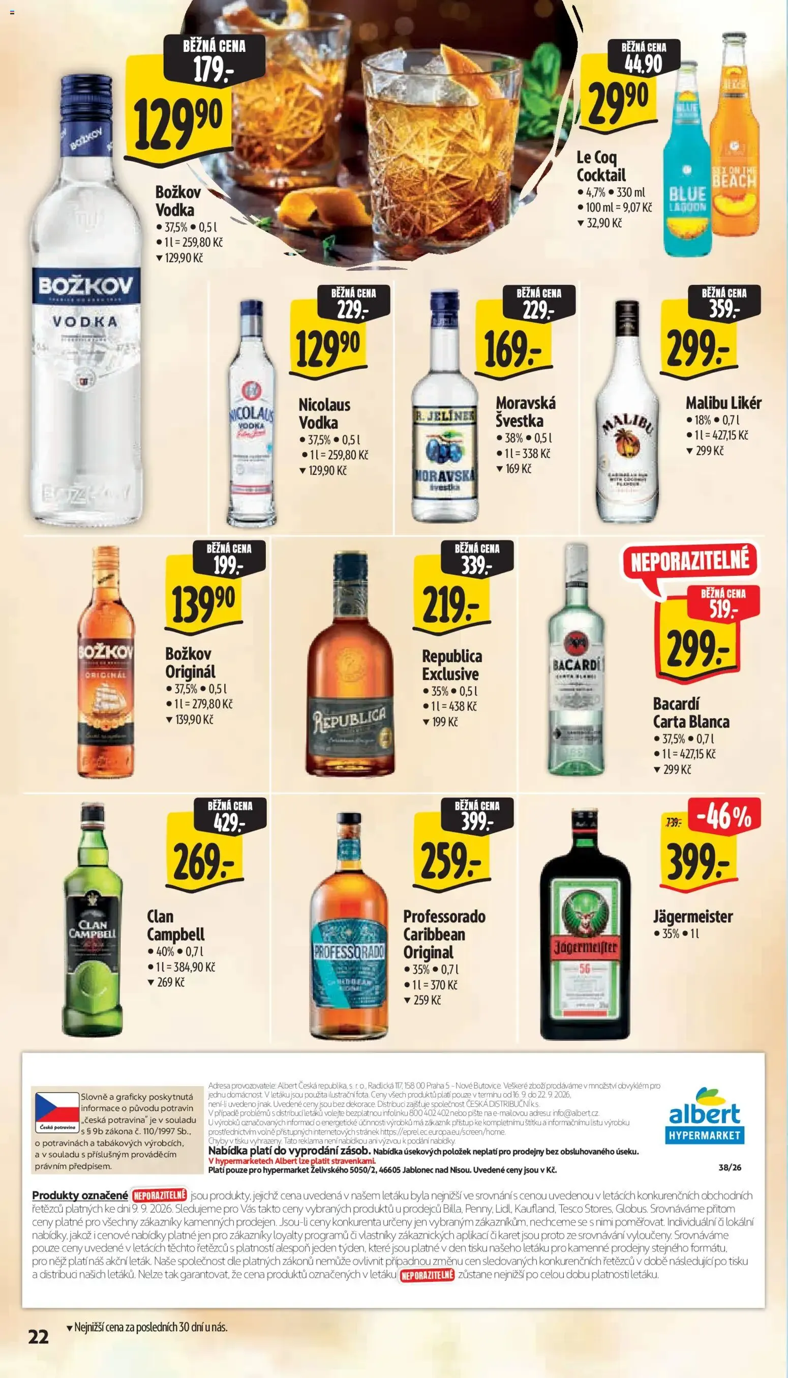 Albert leták - Hypermarket - Jablonec nad Nisou od 16.09.2026 - Akční leták - 16. září 22. září 2026 - Page 32