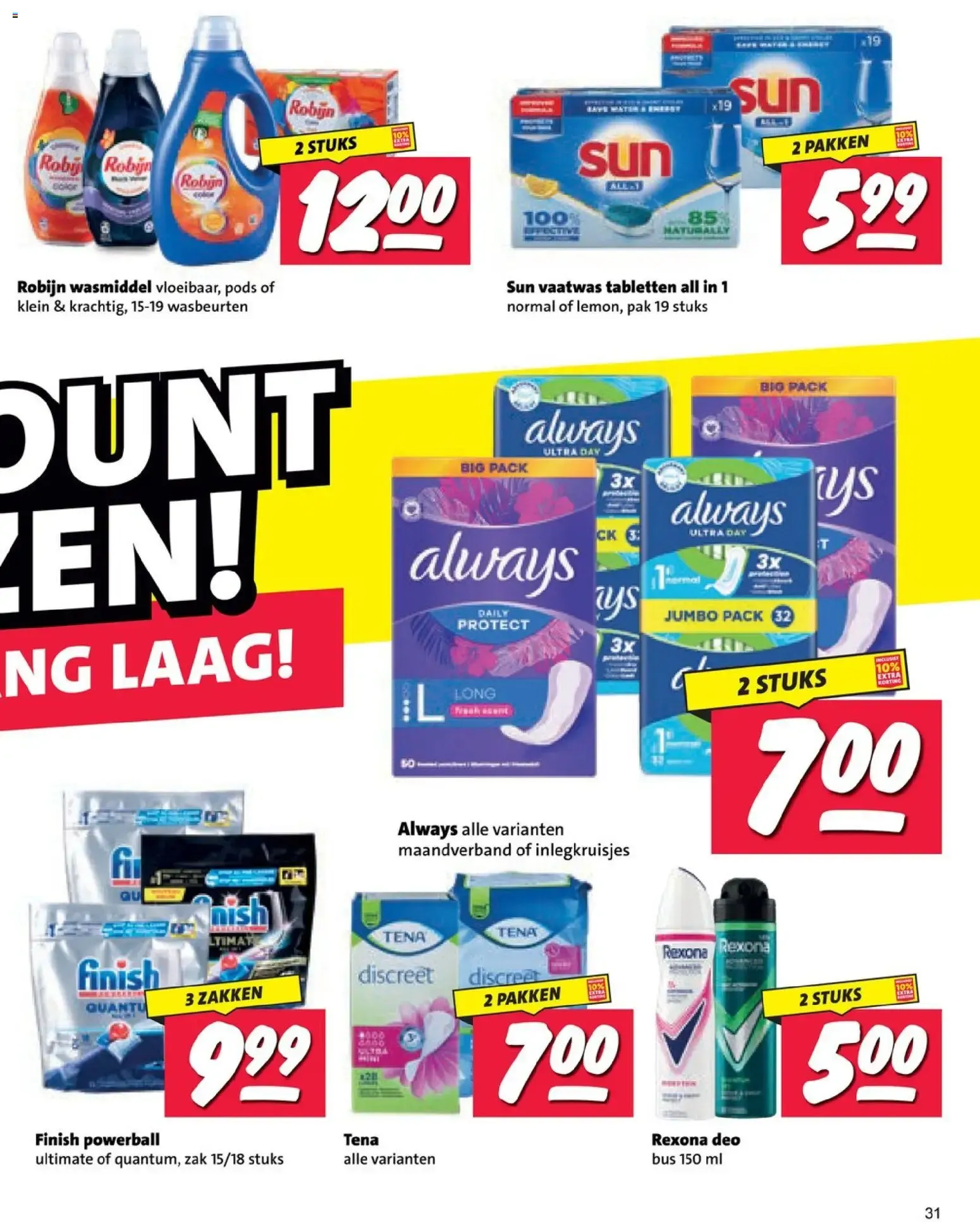 Nettorama MERKENDISCOUNT - DISCOUNT PRIJS! Budgetboodschappen nergens goedkoper! van 7 september tot 13 september 2026 - Folder pagina 31
