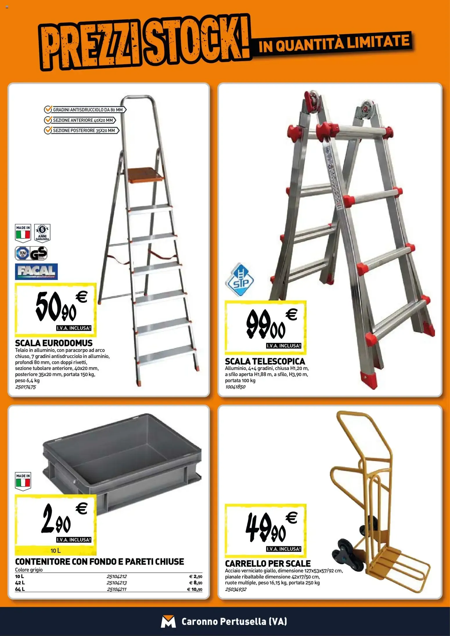 Tecnomat: Straordinari Prezzi Stock! da 25 giugno a 29 luglio di 2026 - Pagina del volantino 14