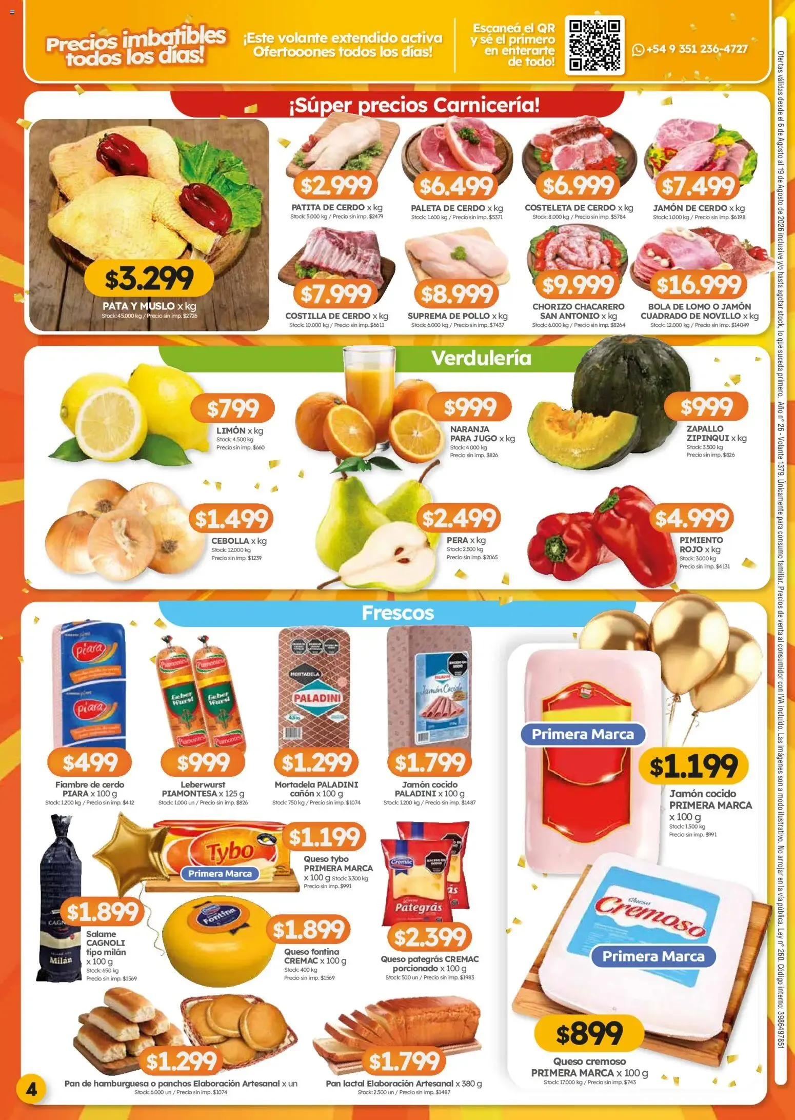 Ofertas de Cordiez ofertas || del 06/08/2026 - 19/08/2026 || Catálogo 6 de agosto al 19 de agosto 2026 - Página 4 del catálogo