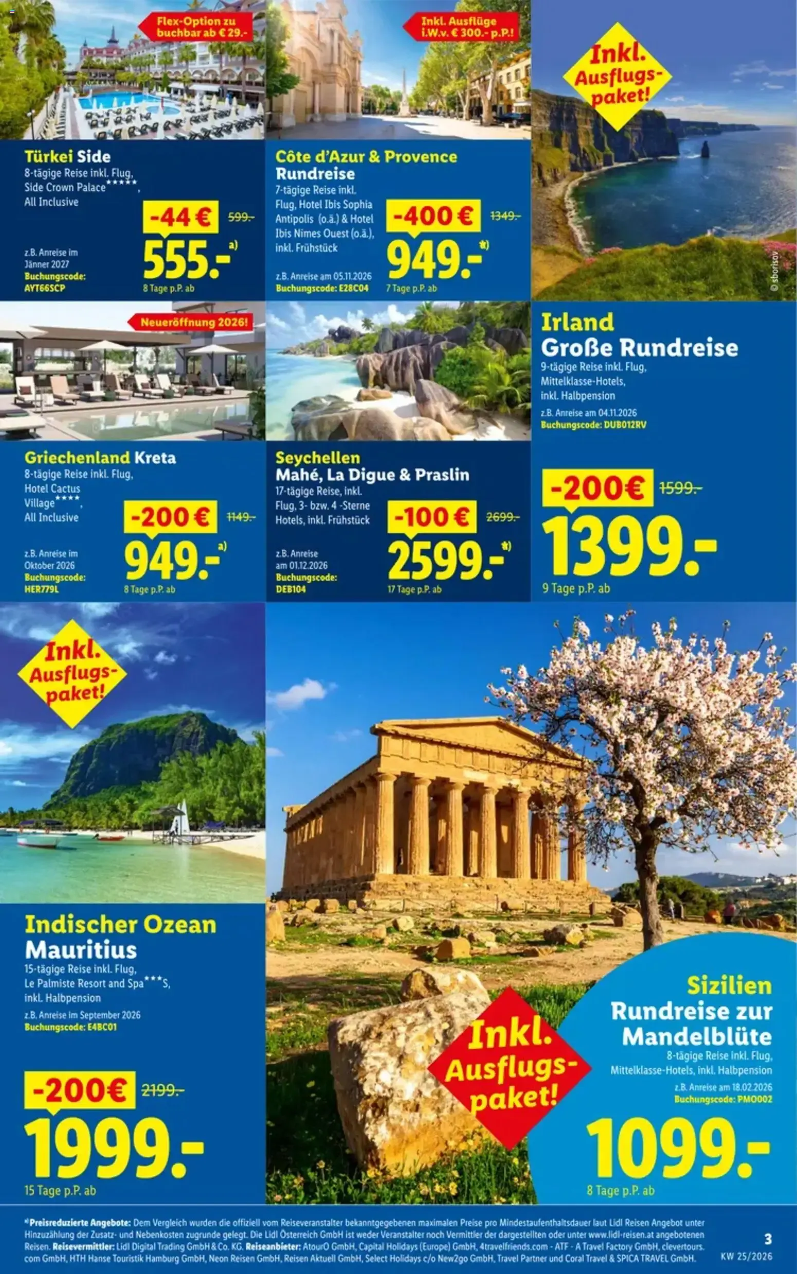 Lidl Reisehighlights ab 15.06.2026 - Angebote ab donnerstag von 15. Juni bis 15. Juli 2026 - Flugblätt seite  3