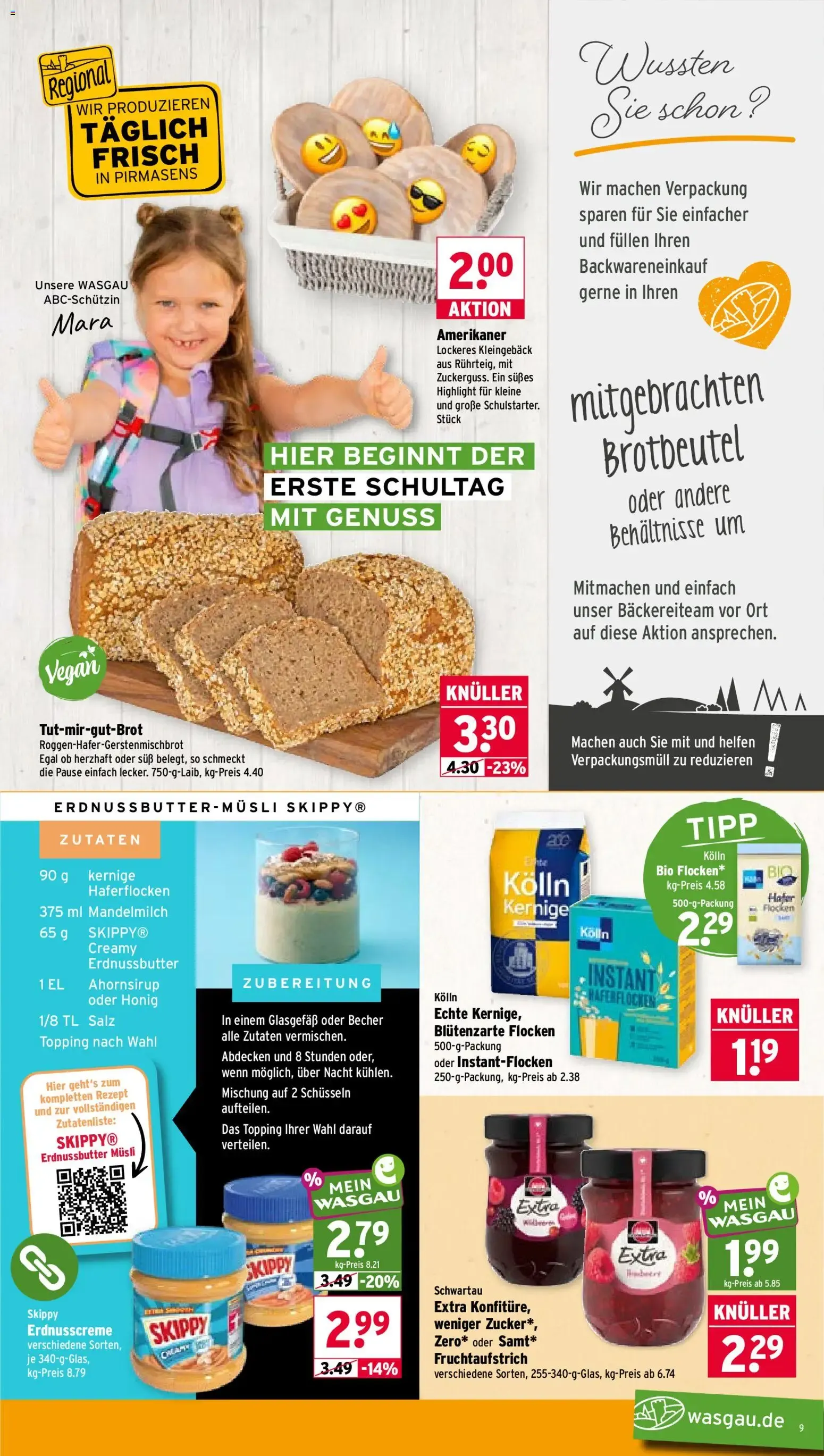 Wasgau Prospekt (ab 10.08.2026) zum Blättern von 10. August bis 15. August 2026 - Prospekt seite 9