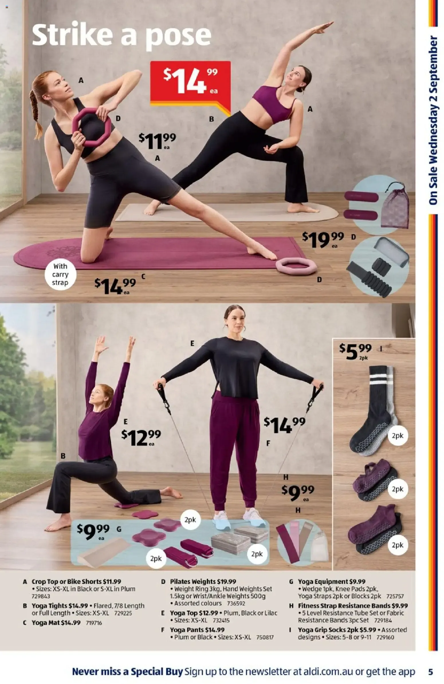ALDI Special Buys - Spring into action - Catalogue valid from 25 August to 15 September 2026 - page 5
