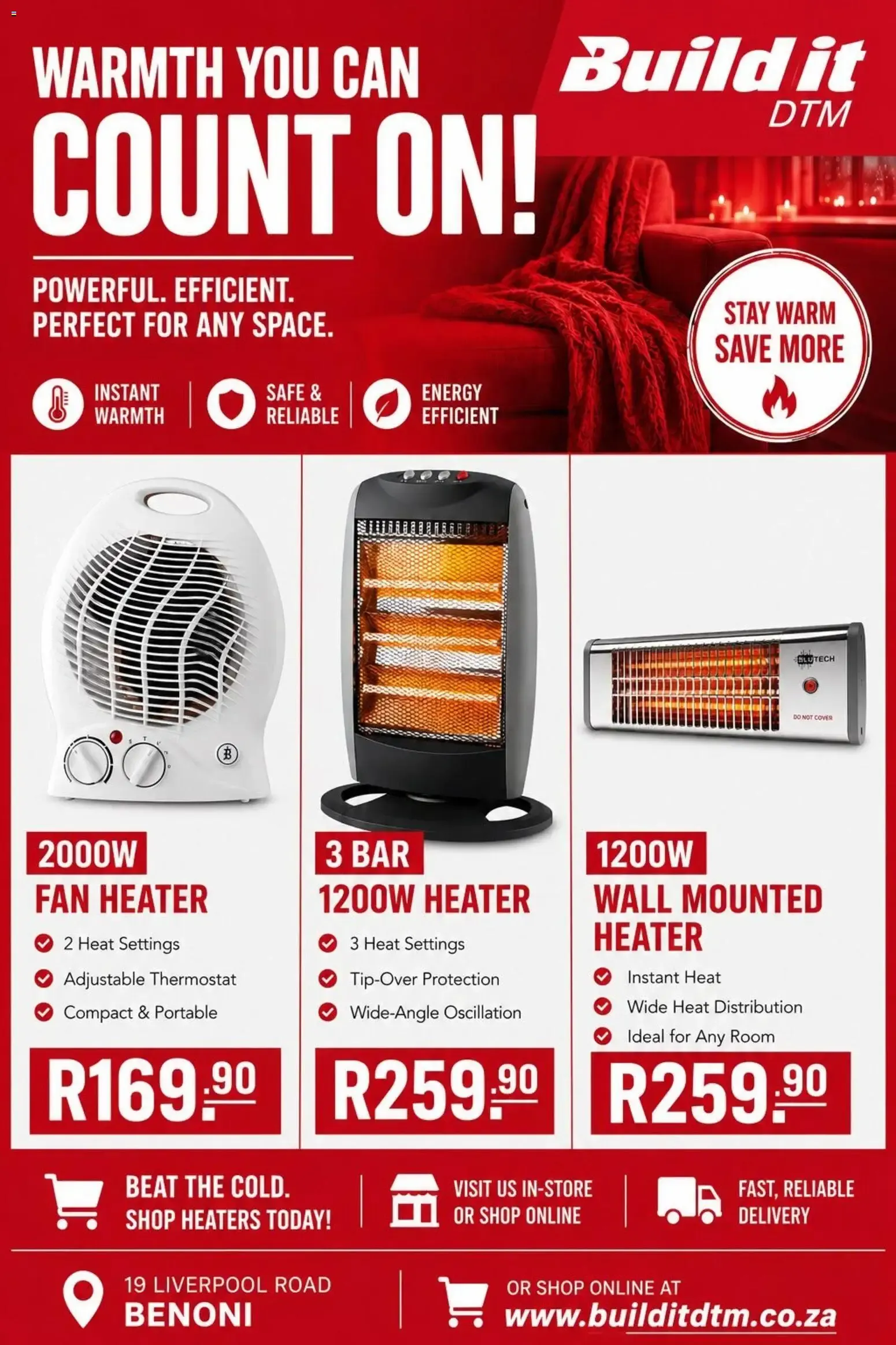 Build It Gauteng - Warmth you can count on! (08/06/2026 - 14/06/2026) Online
