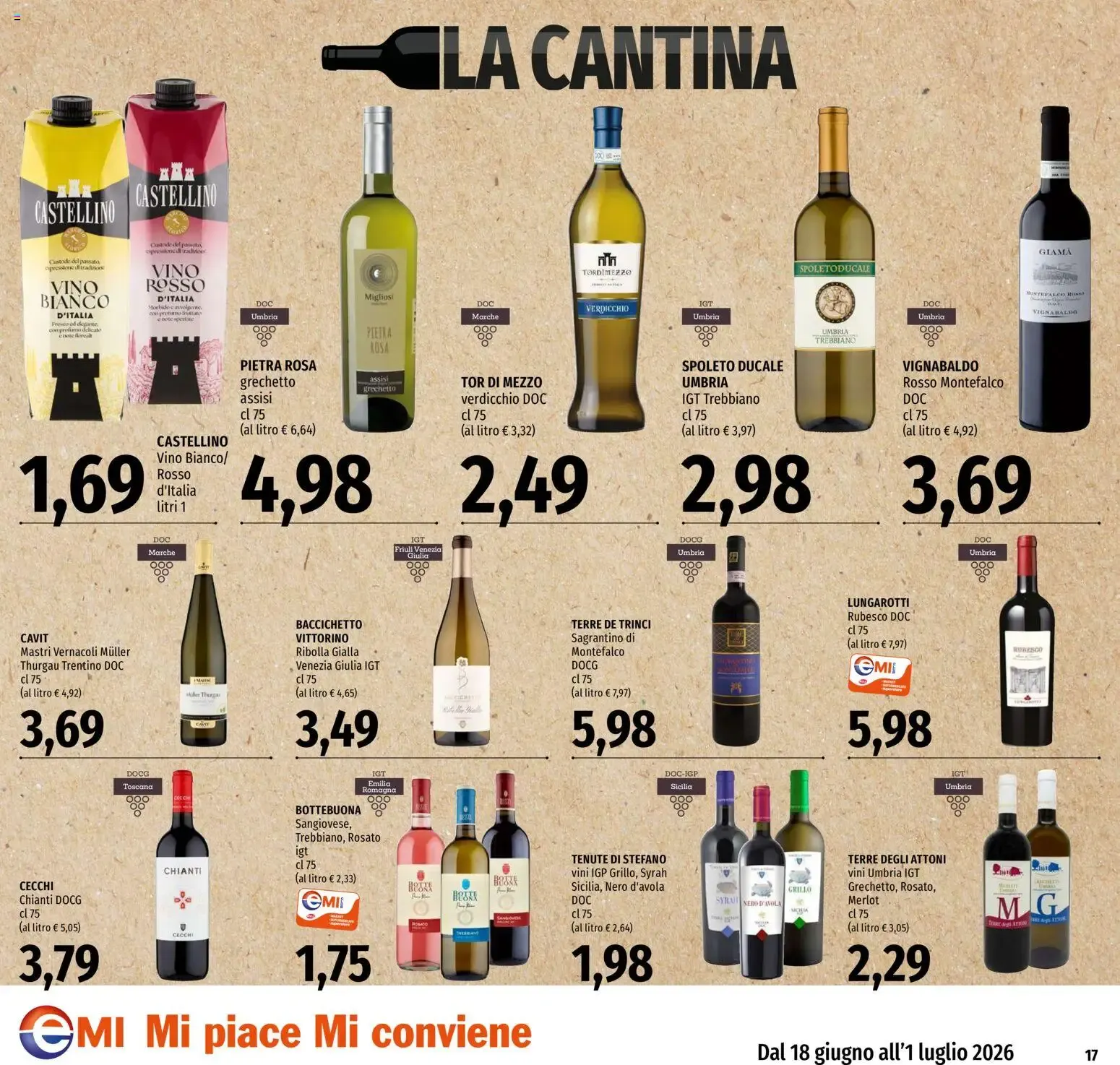 EMI volantino dal 18/06/2026 - online Offerte da 18 giugno a 1 luglio di 2026 - Pagina del volantino 17