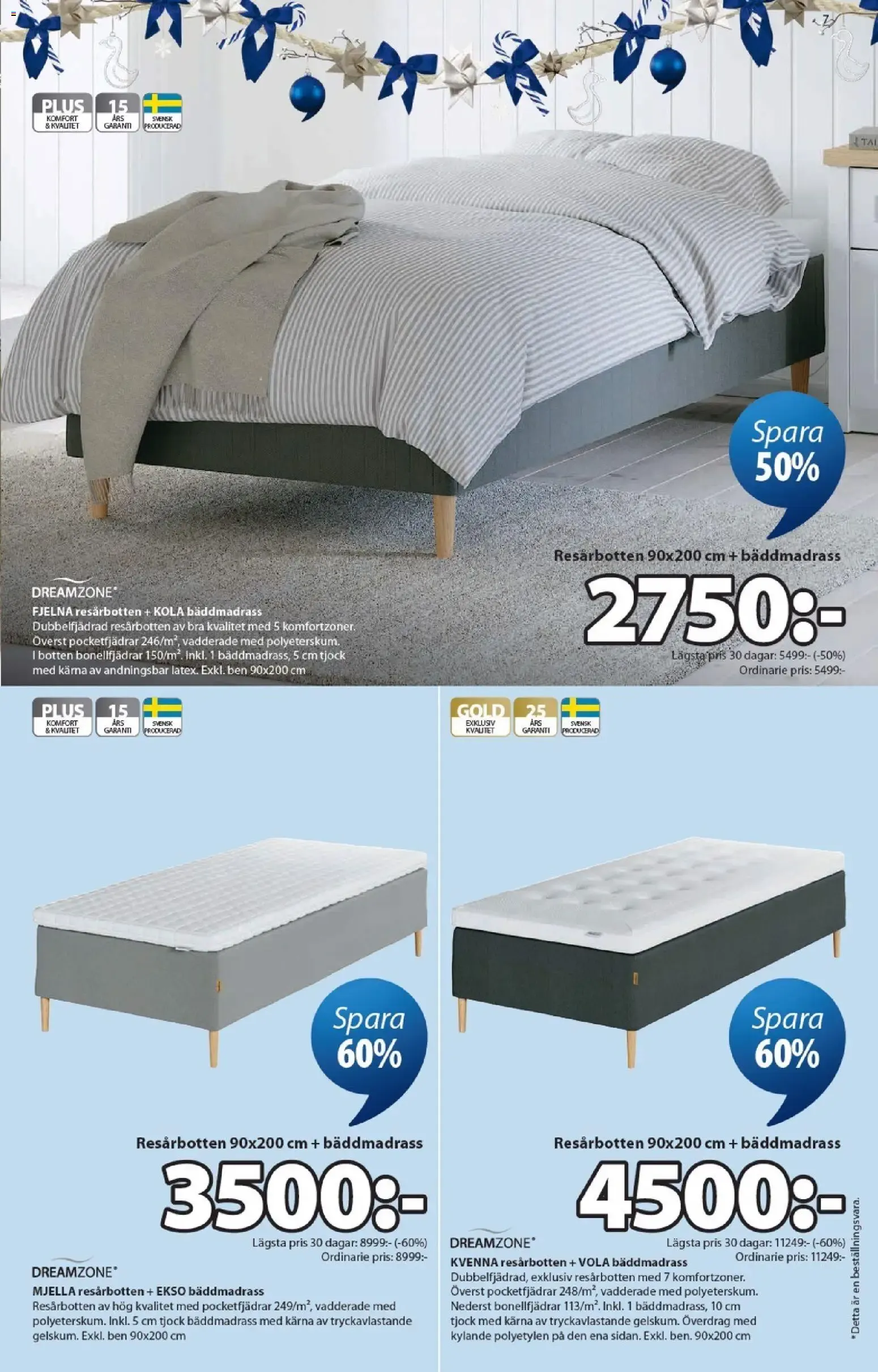 JYSK Scandinavian Sleeping & Living - Ett fantastiskt erbjudande för din jul från 19 oktober till 29 november 2026 - Reklamblad sidor 7