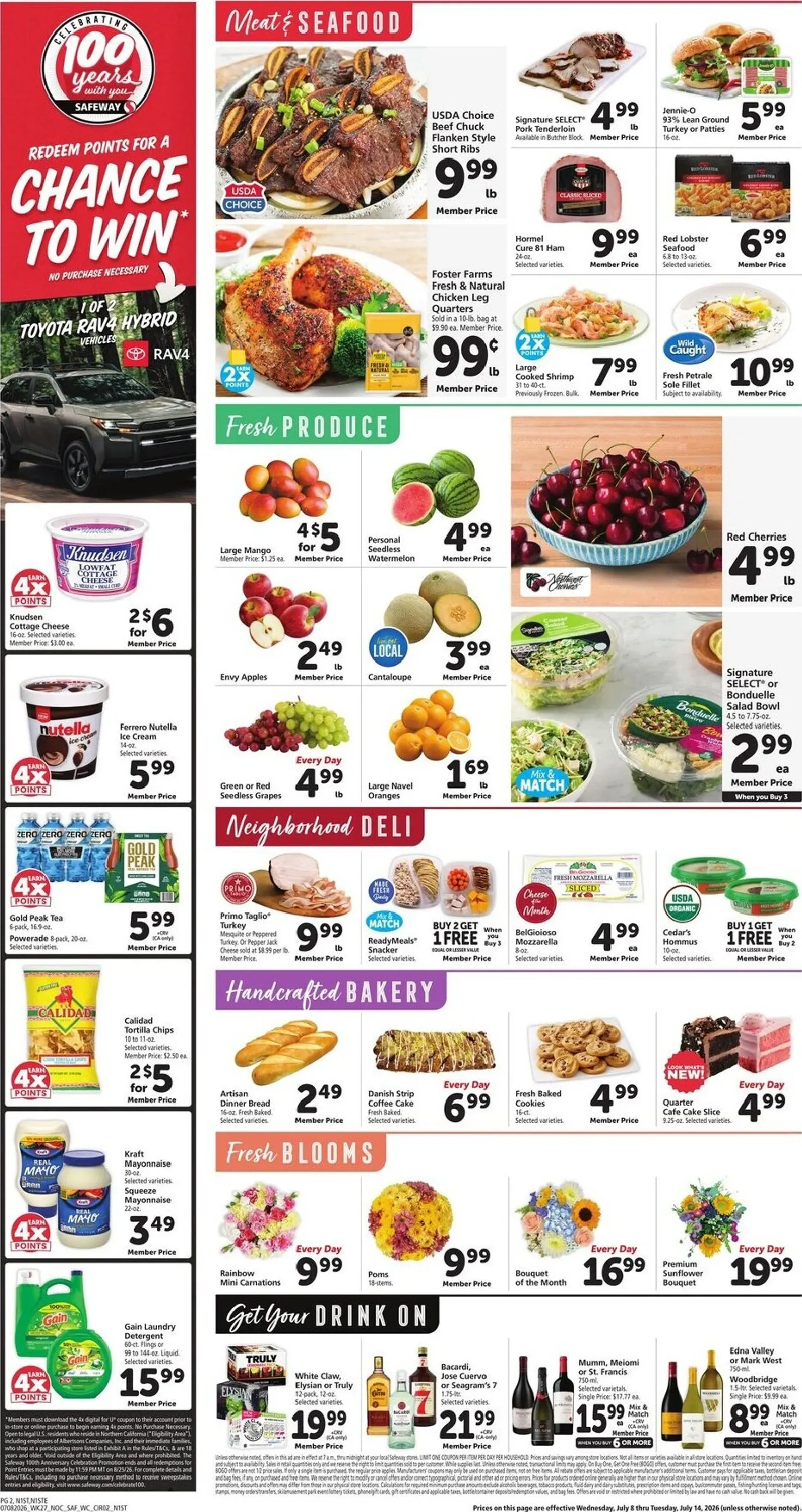 Weekly ad Safeway - Celebrating 100 years with you! from July 8 to July 14 2026 - Page 2