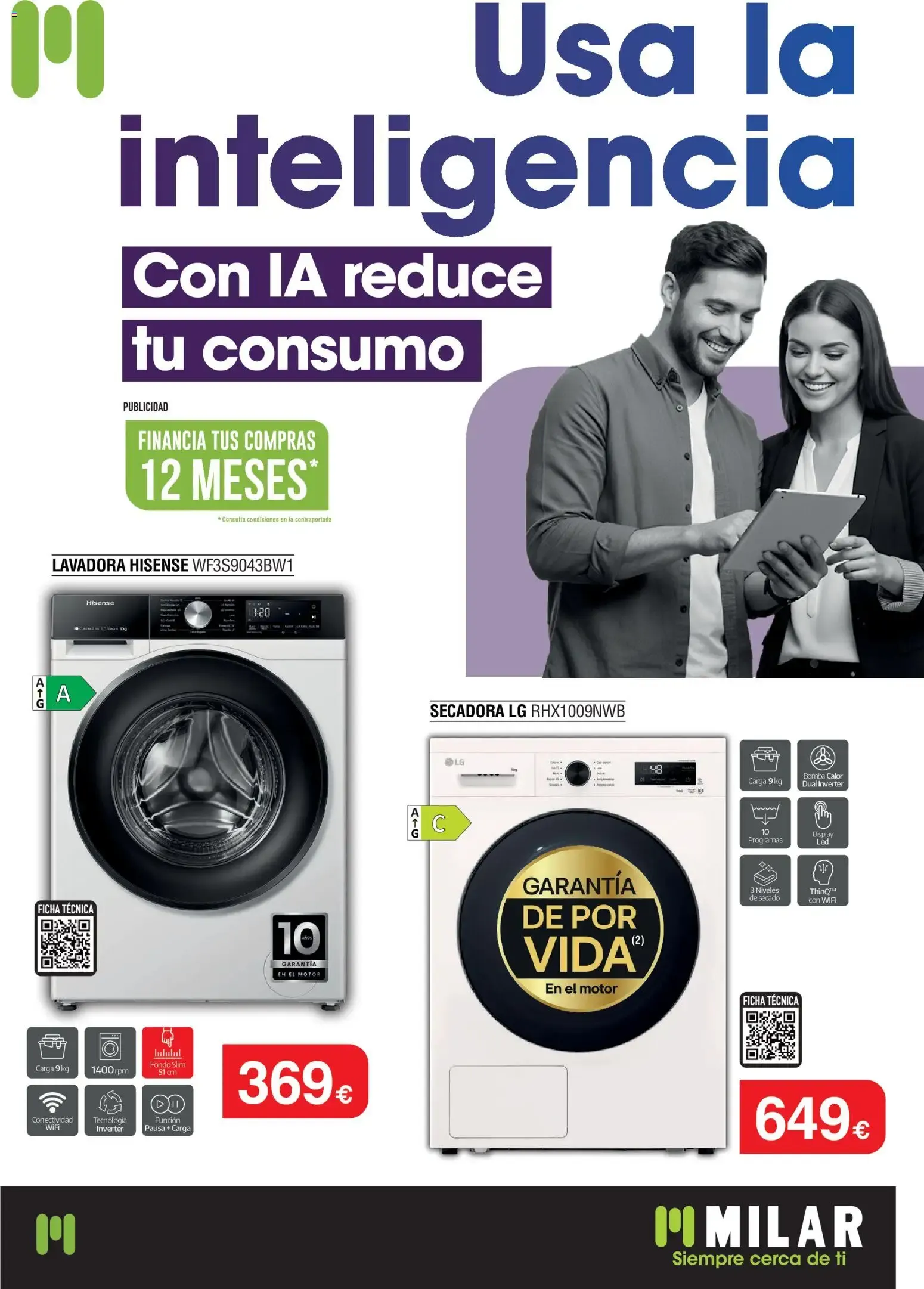 Catálogo de Milar: Usa la inteligencia con IA reduce tu consumo 1 de octubre al 31 de octubre 2026 - Página 1