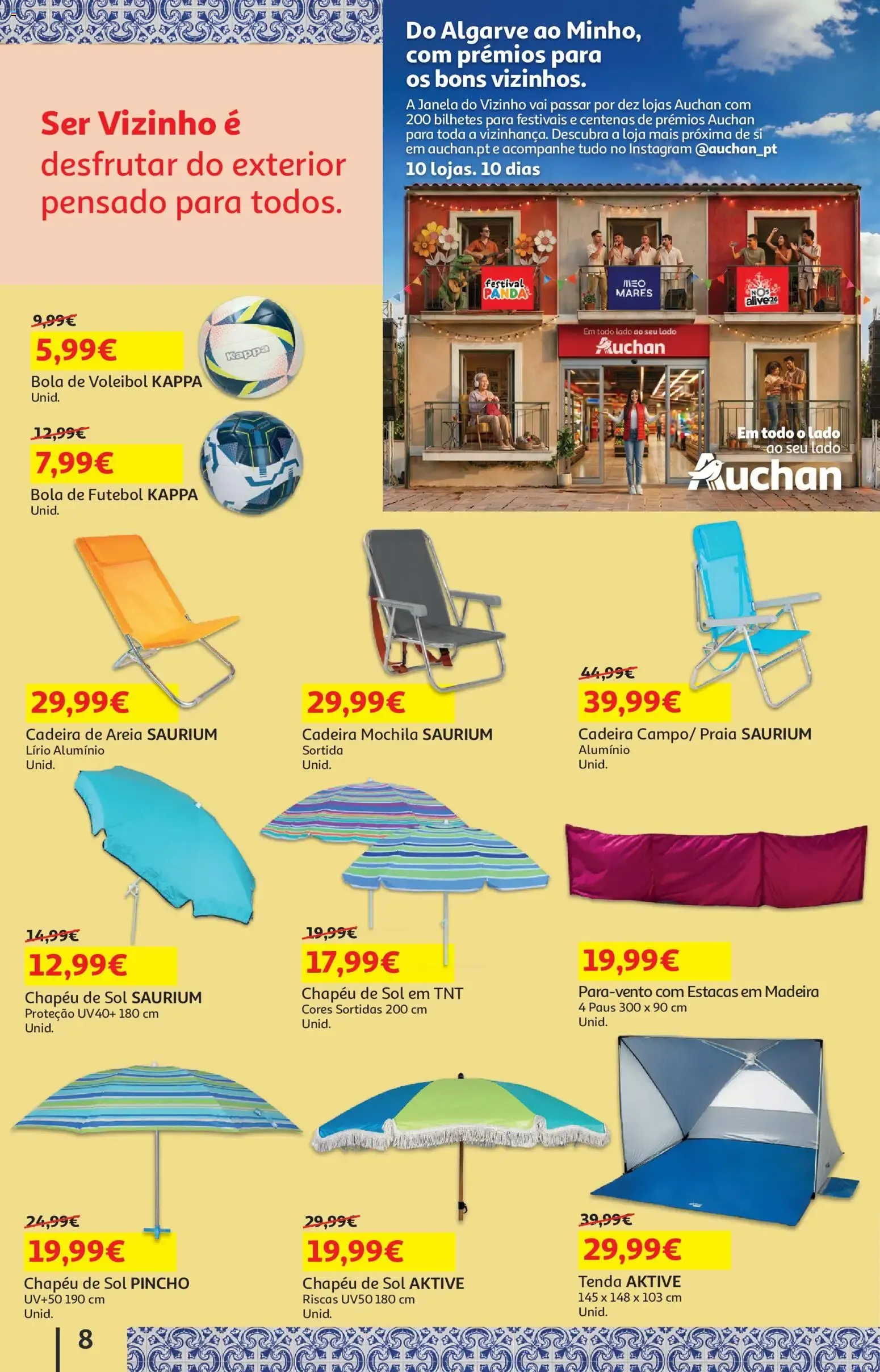Folheto Auchan: Ser vizinho é ter sempre uma história para partilhar. LEGO y Geleira CAMPOS. de 7 de julho até 21 de julho 2026 - Pagina 8