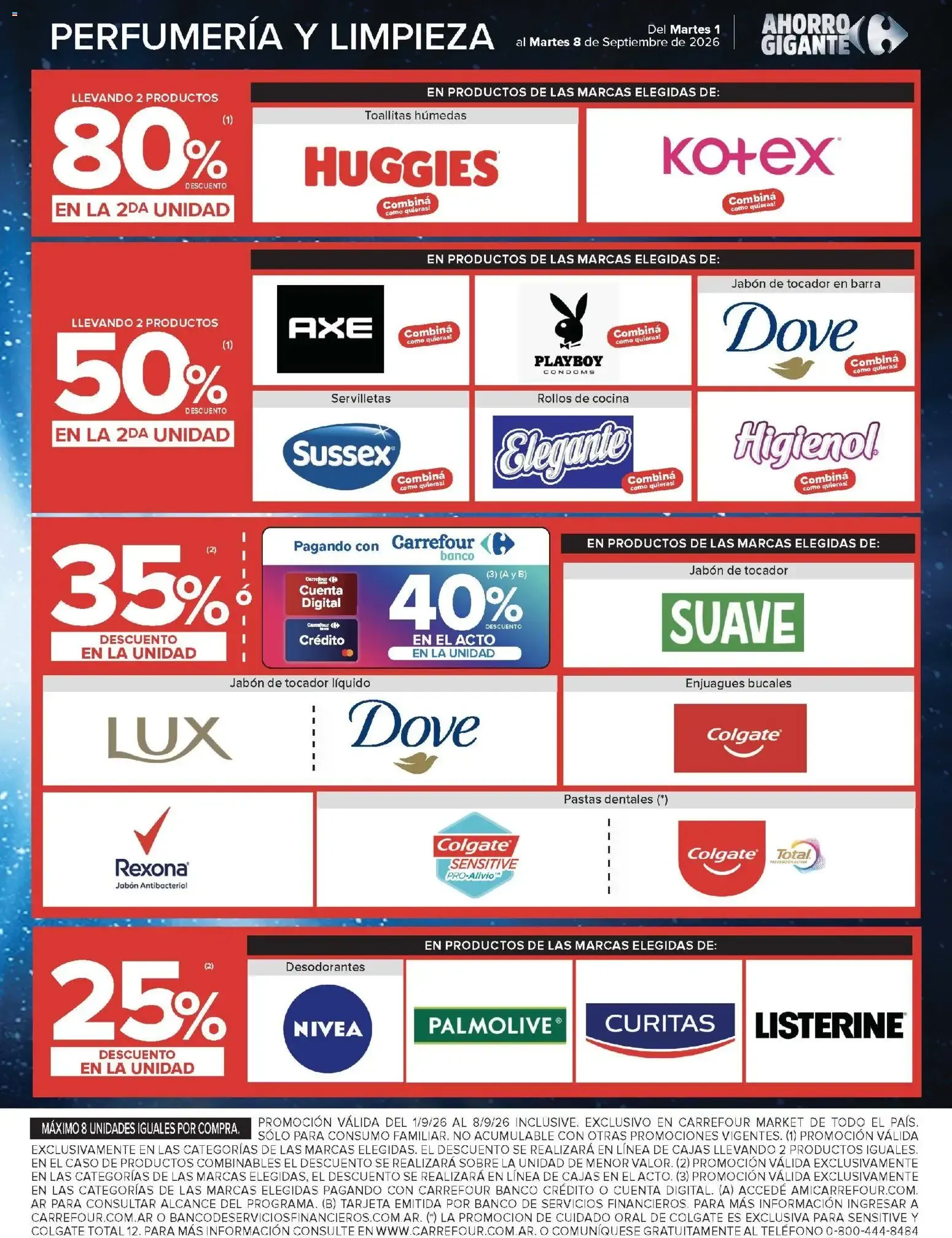 Ofertas de Carrefour - Ofertas Hiper y Market | Ahorro Gigante 1 de septiembre al 8 de septiembre 2026 - Página 52 del catálogo
