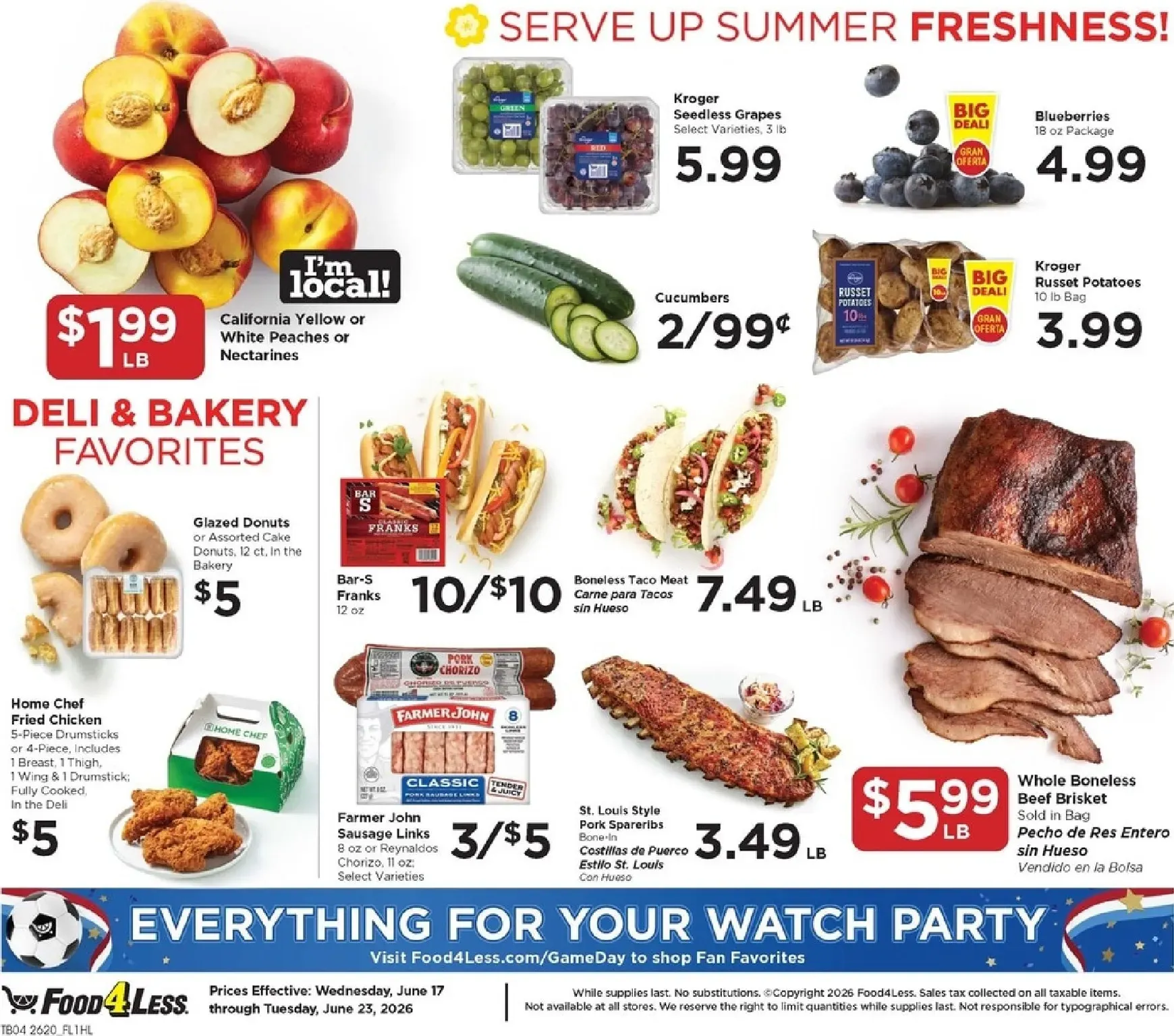 Weekly ad Current Food 4 Less leaflet valid from Wednesday 06/17/2026 to Tuesday 06/23/2026 from June 17 to June 23 2026 - Page 5