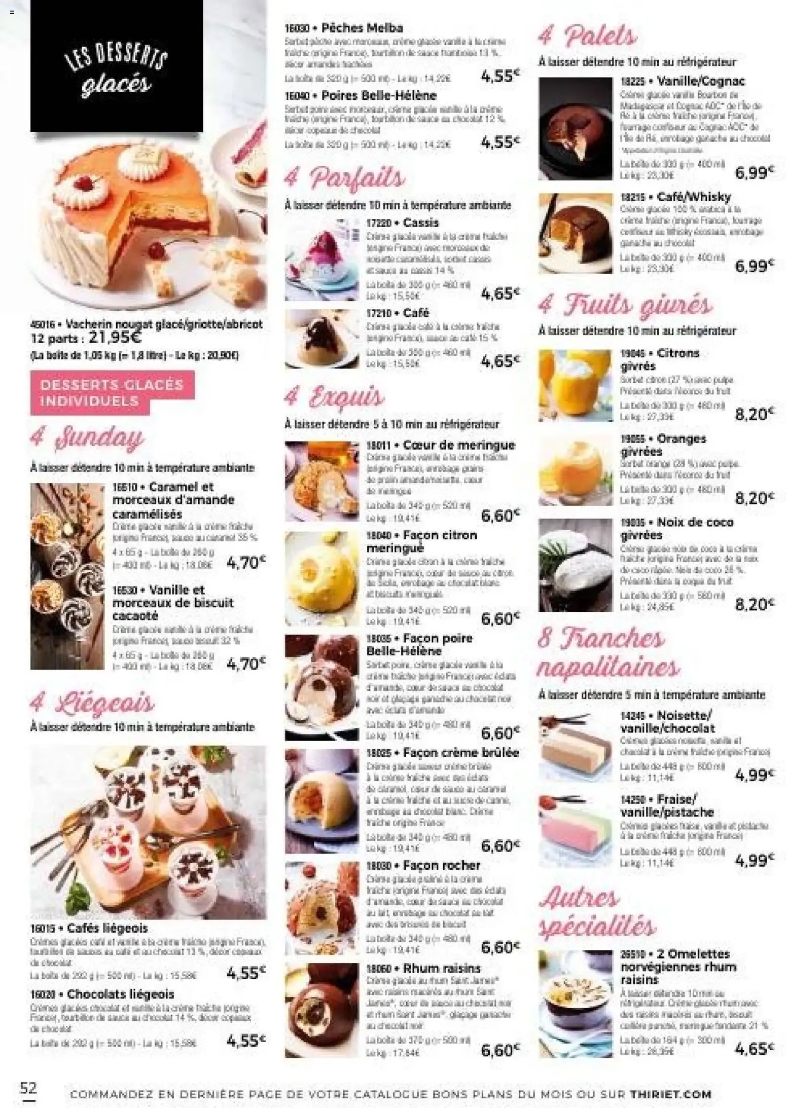 Thiriet - Catalogue automne à partir du 30/09/2026 - promo en ligne du 30 septembre au 31 décembre 2026 - Catalogue page 52
