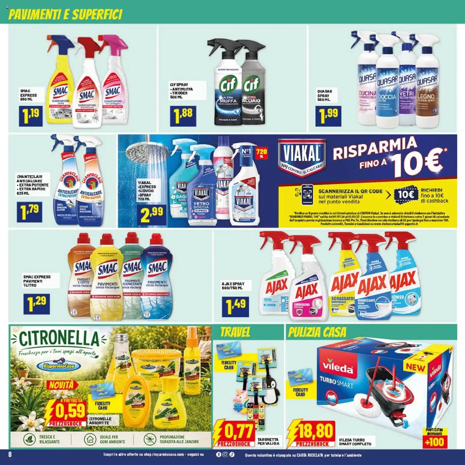Volantino Risparmio Casa Anteprima dal (22/07/2026) > Offerte e Catalogo da 22 luglio a 9 agosto di 2026 - Pagina del volantino 8
