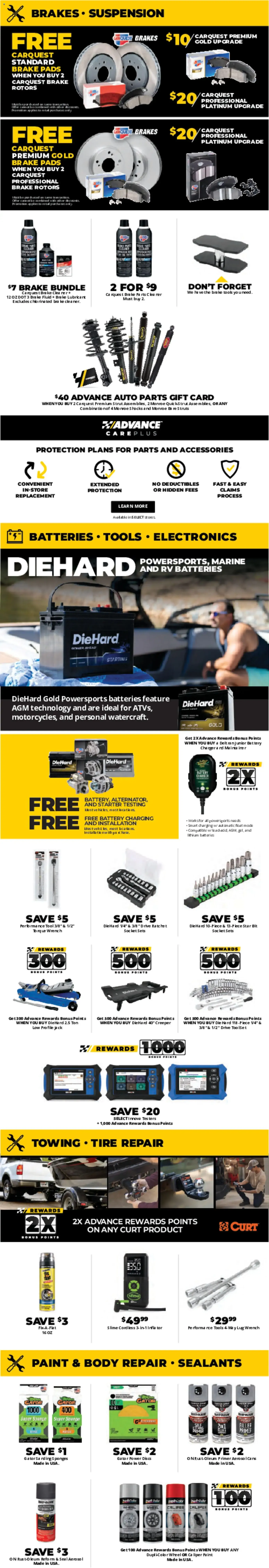 Weekly ad Advance Auto Parts Weekly Ad from 07/19/2026 - Flyer from July 19 to August 15 2026 - Page 4