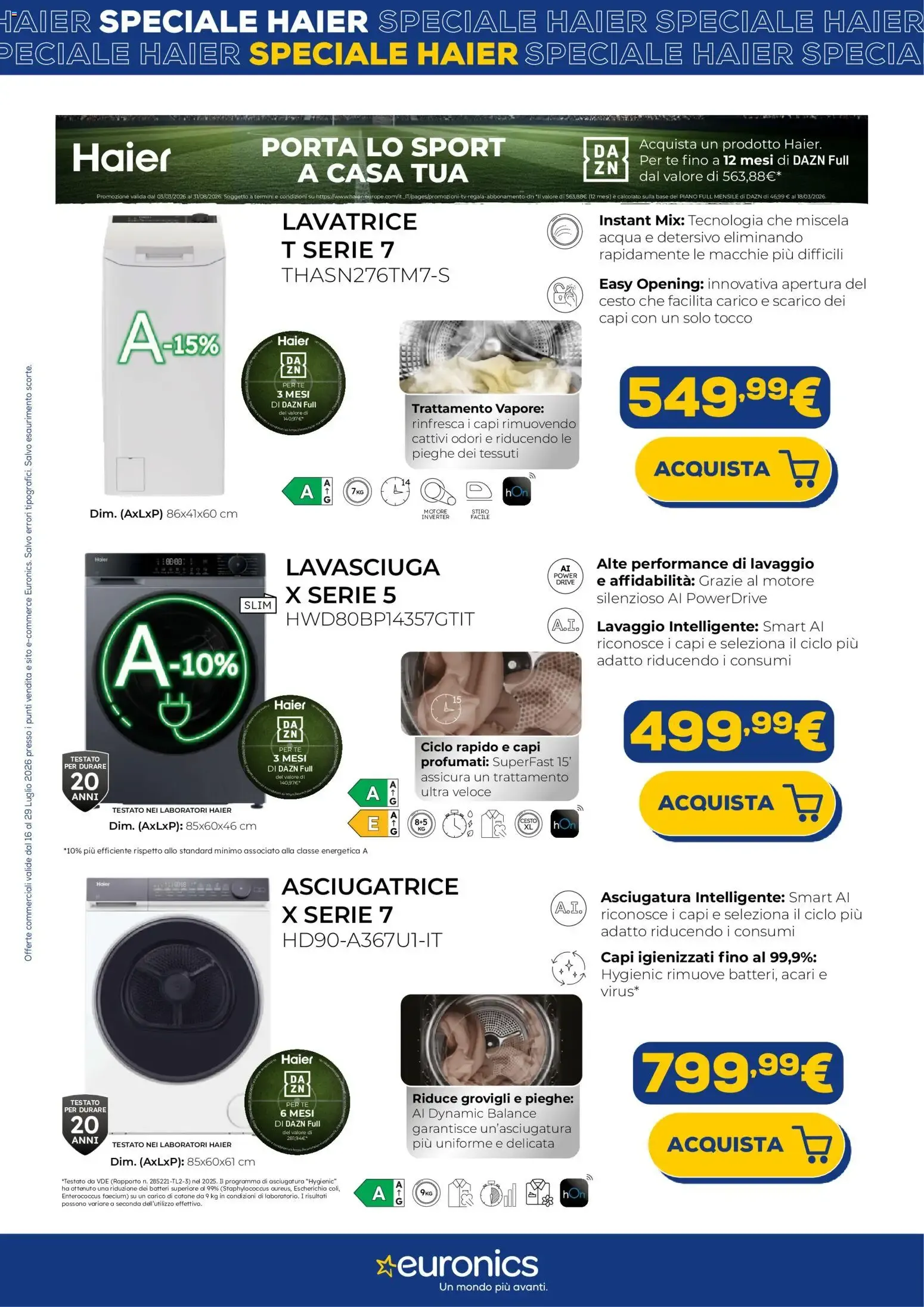 Euronics Tech Speciale Haier da 16 luglio a 29 luglio di 2026 - Pagina del volantino 4