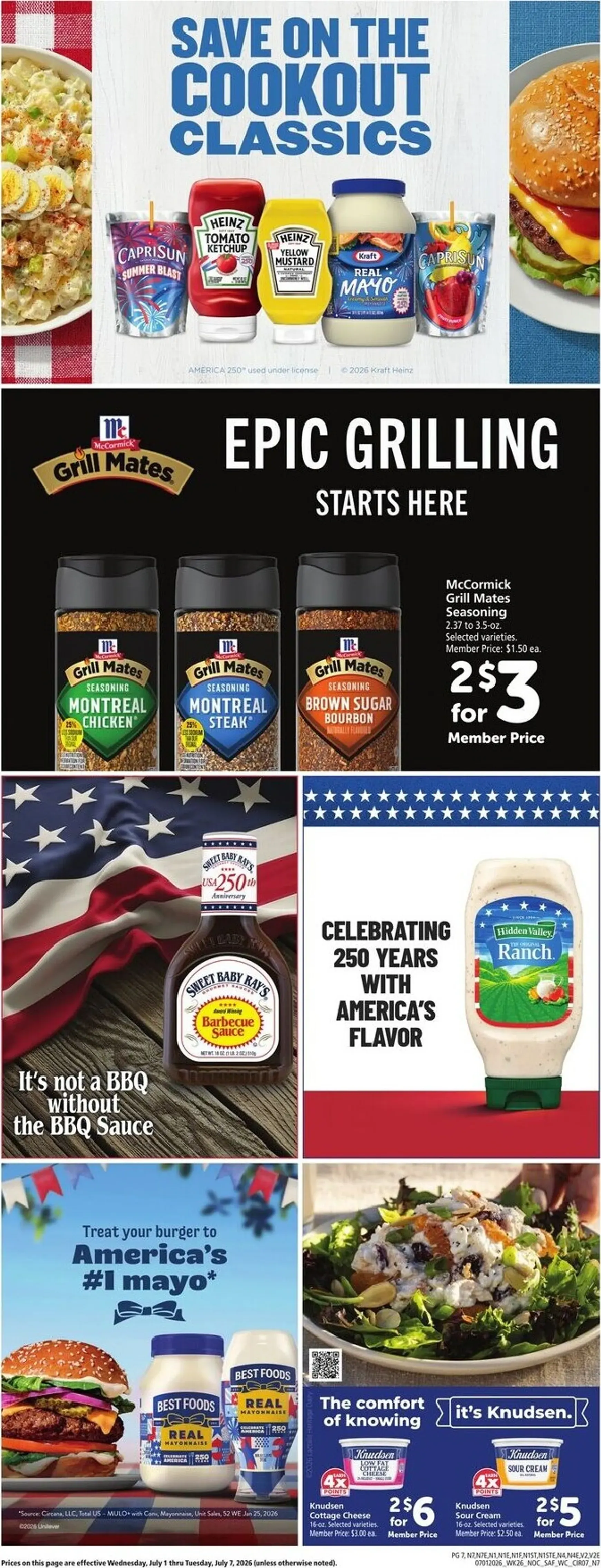 Weekly ad Current Safeway leaflet valid from Wednesday 07/01/2026 to Tuesday 07/07/2026 from July 1 to July 7 2026 - Page 7
