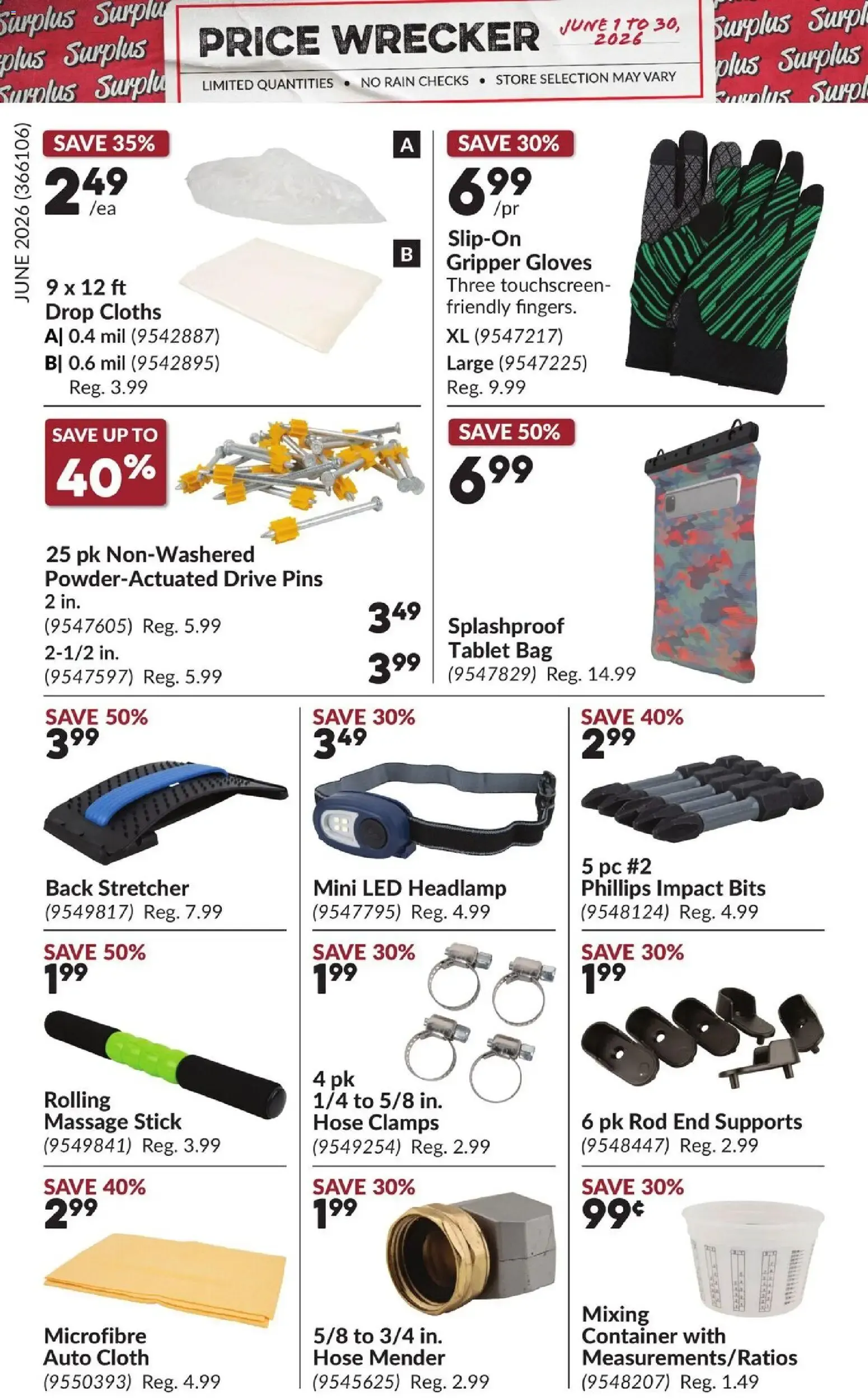 Princess Auto flyer - Price Wrecker from Jun 1, 2026 > weekly specials & deals from June 1 to June 30 2026 - flyer page 11