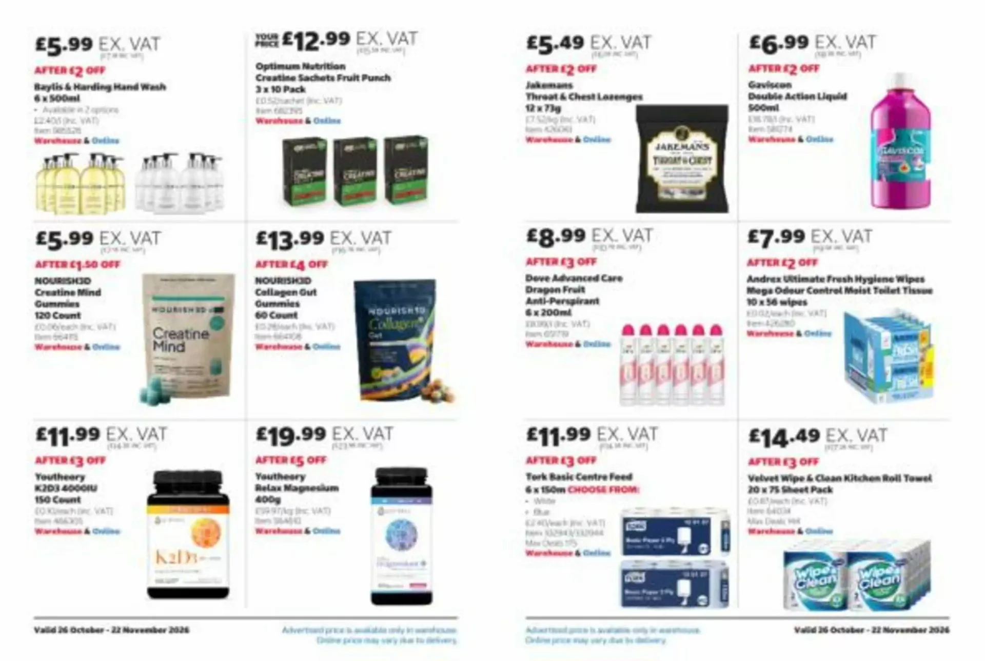 Costco leaflet from 26 October to 22 November 2026 - Catalogue Page 13
