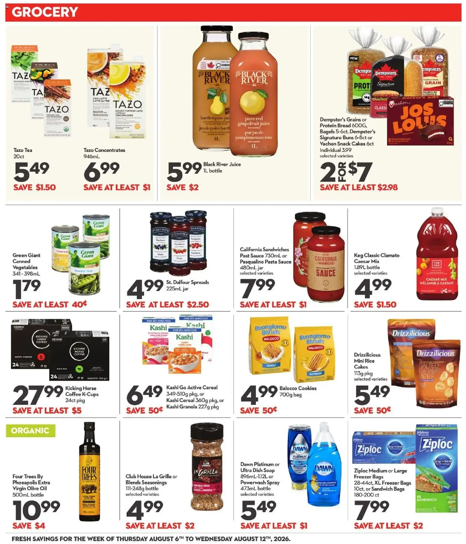 Longo's weekly flyer / circulaire from August 6 to August 12 2026 - flyer page 12
