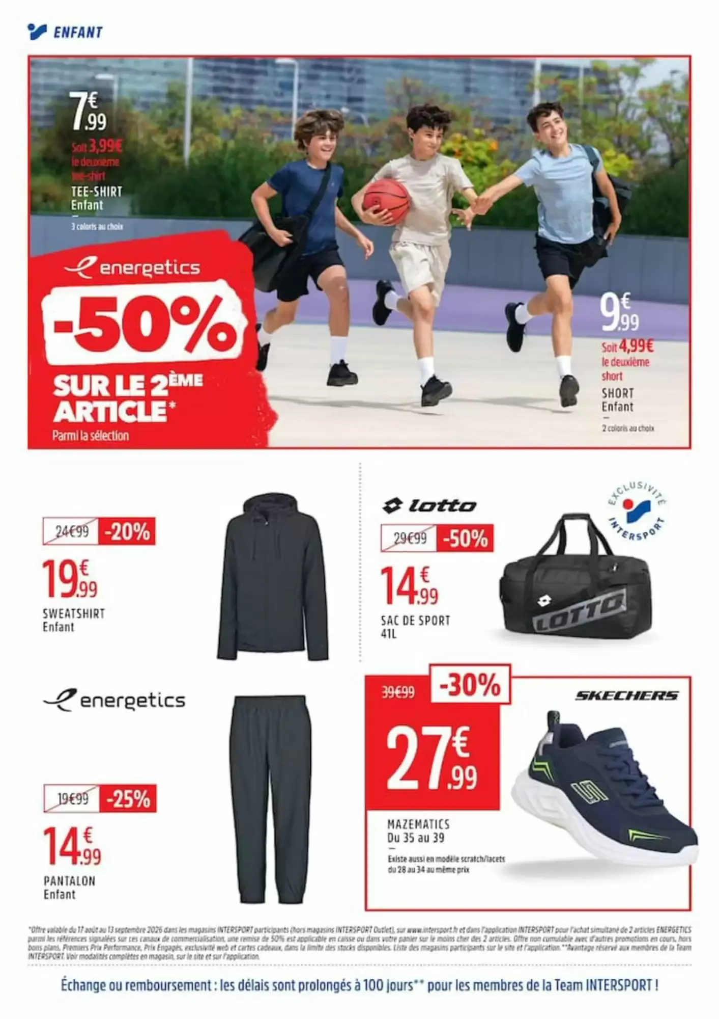 Intersport - Engagés pour une rentrée moins chère du 2 septembre au 13 septembre 2026 - Catalogue page 14