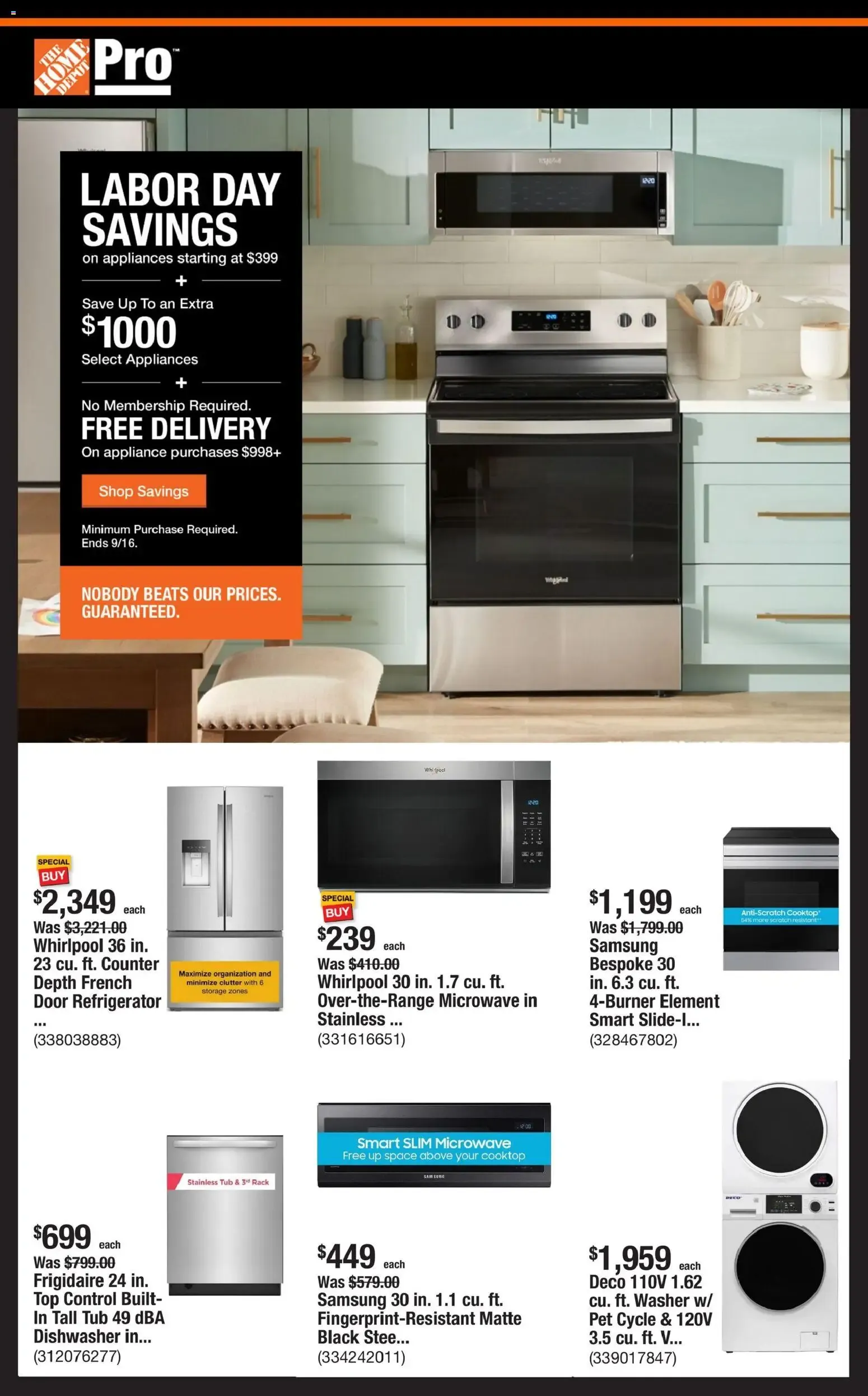 Labor Day Savings
