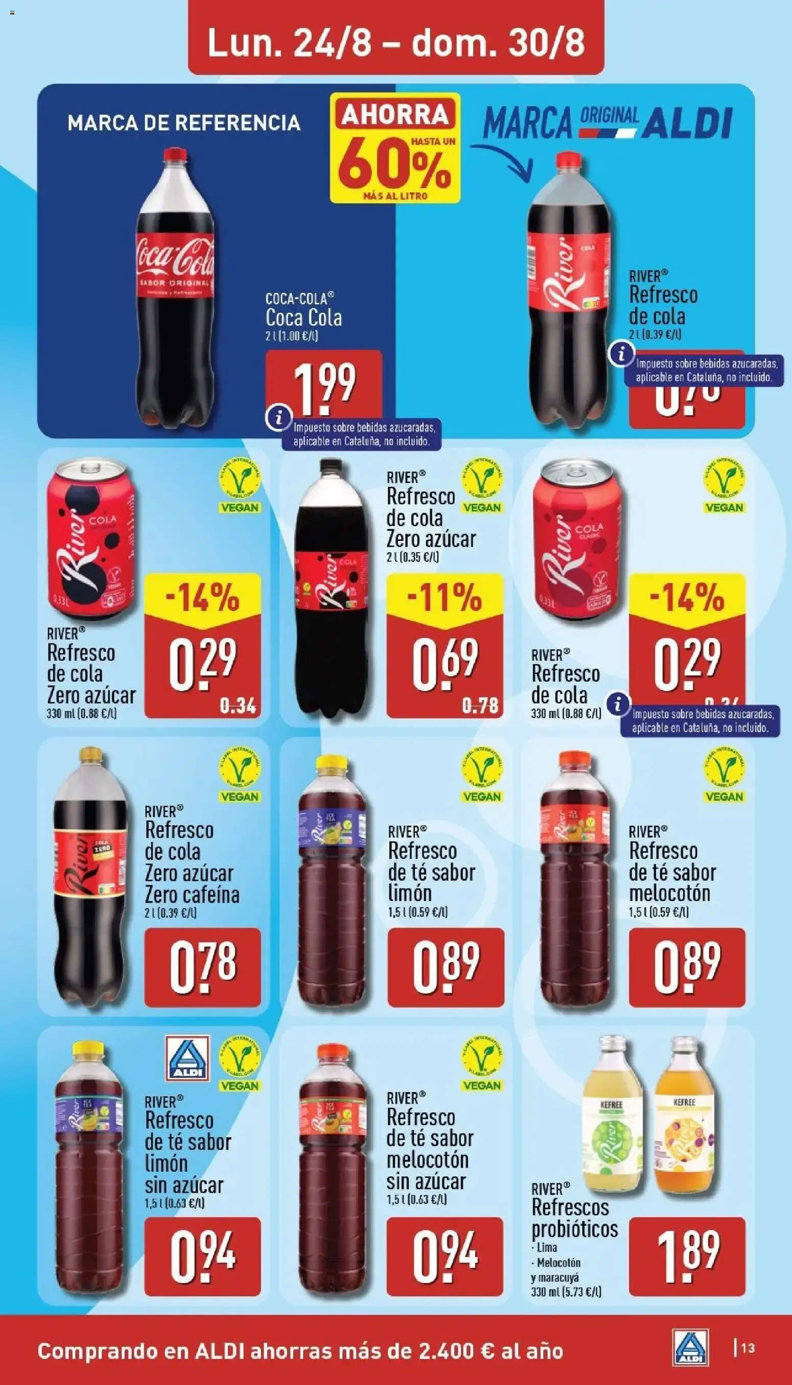 Catálogo de Aldi folleto Península del 24/08/2026 | Catálogo 24 de agosto al 30 de agosto 2026 - Página 13