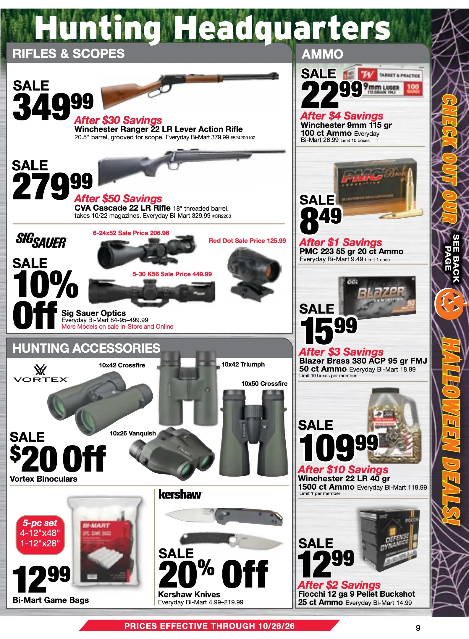 Weekly ad Current Bi-Mart leaflet valid from Tuesday 10/13/2026 to Monday 10/26/2026 from October 13 to October 26 2026 - Page 9