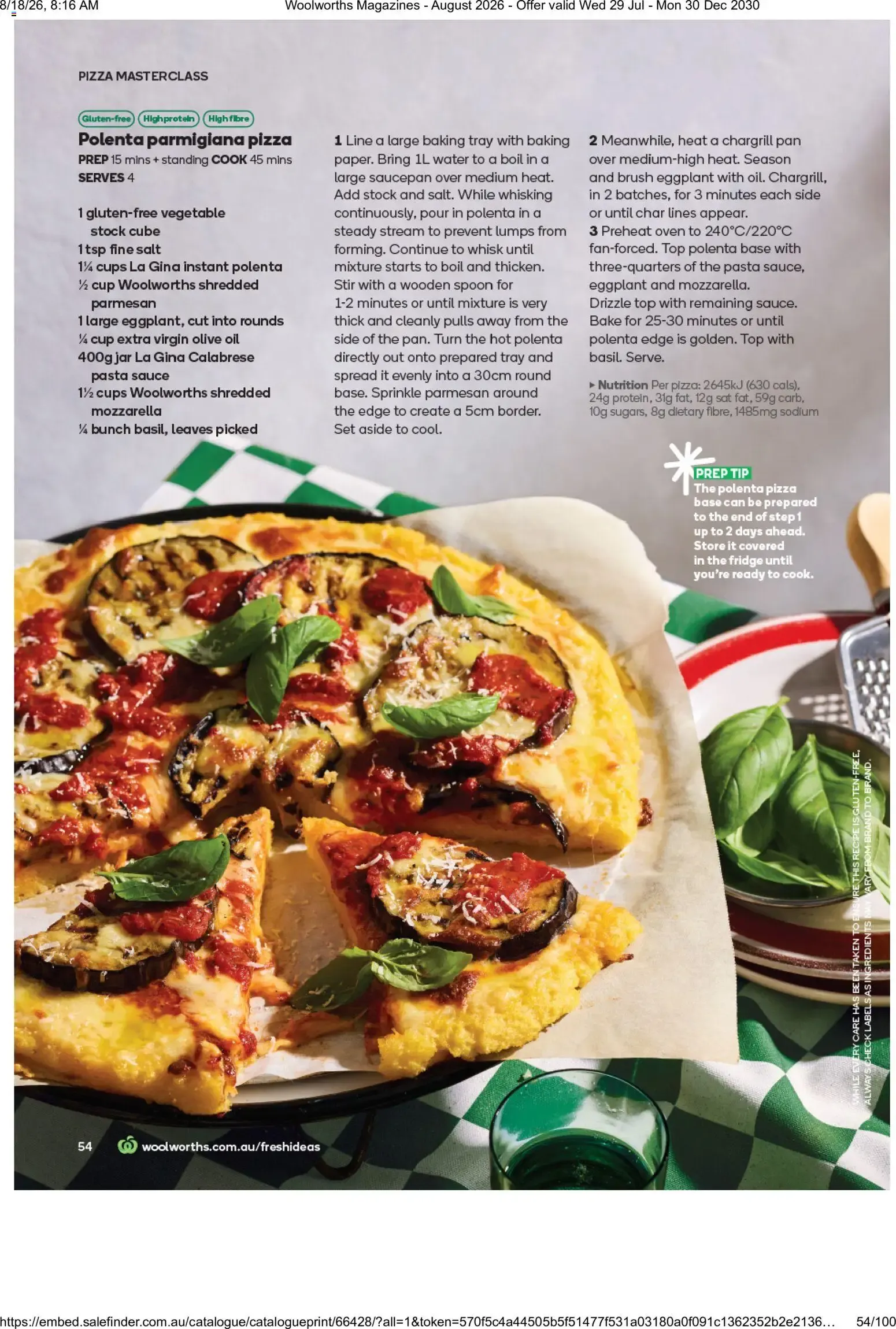 Woolworths Fresh Ideas - August 2026 - Catalogue valid from 29 July to 30 December 2030 - page 54
