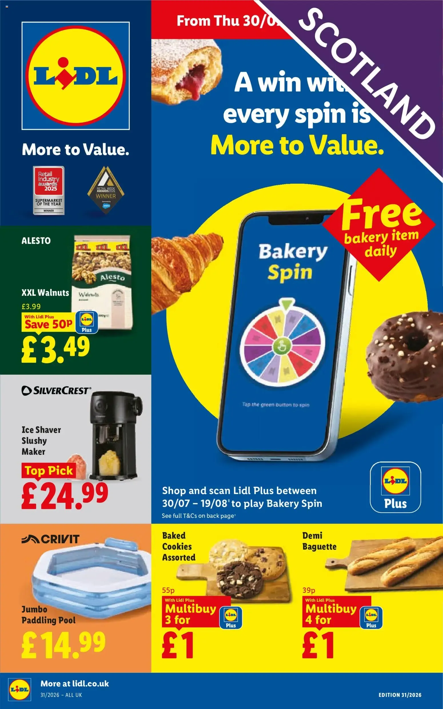 Weekly offers Scotland (30/07/2026 - 05/08/2026) - Offers Online from 30 July to 19 August 2026 - Catalogue Page 1