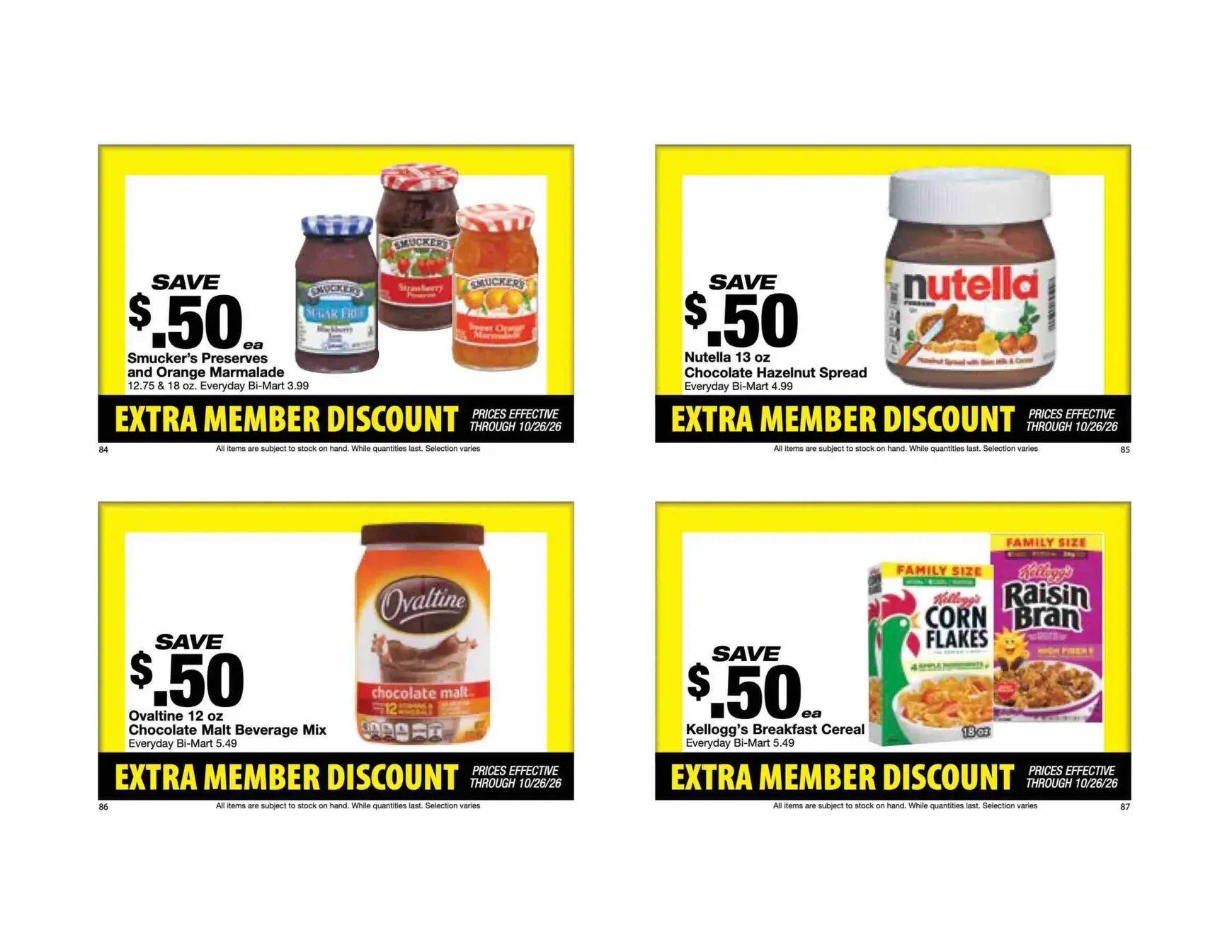 Weekly ad Current Bi-Mart - Extra member discount leaflet valid from Tuesday 10/13/2026 to Monday 10/26/2026 from October 13 to October 26 2026 - Page 23