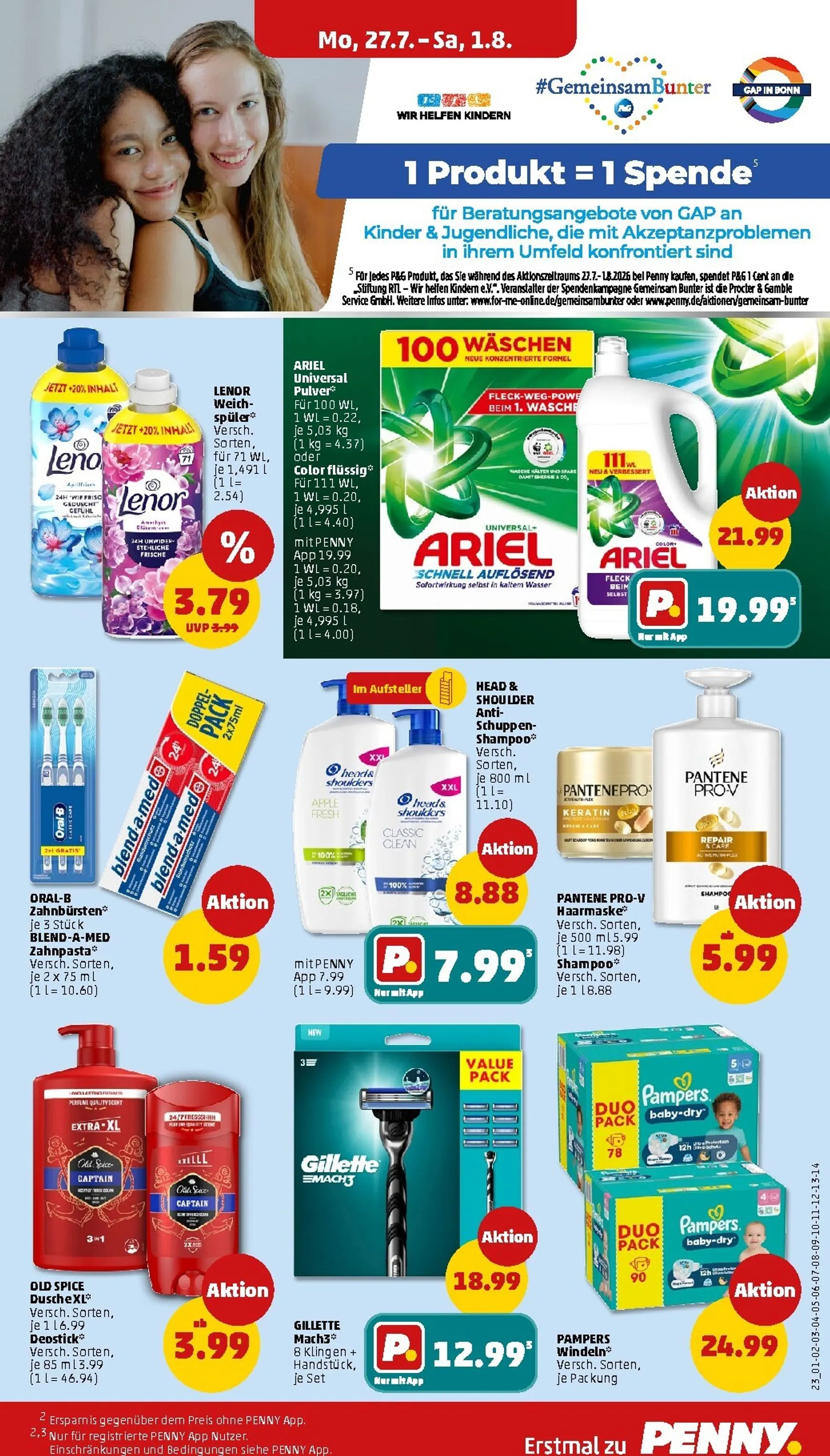 PENNY Prospekt nächste Woche – von Montag 27.07.2026 bis Samstag 01.08.2026 von 27. Juli bis 1. August 2026 - Prospekt seite 27