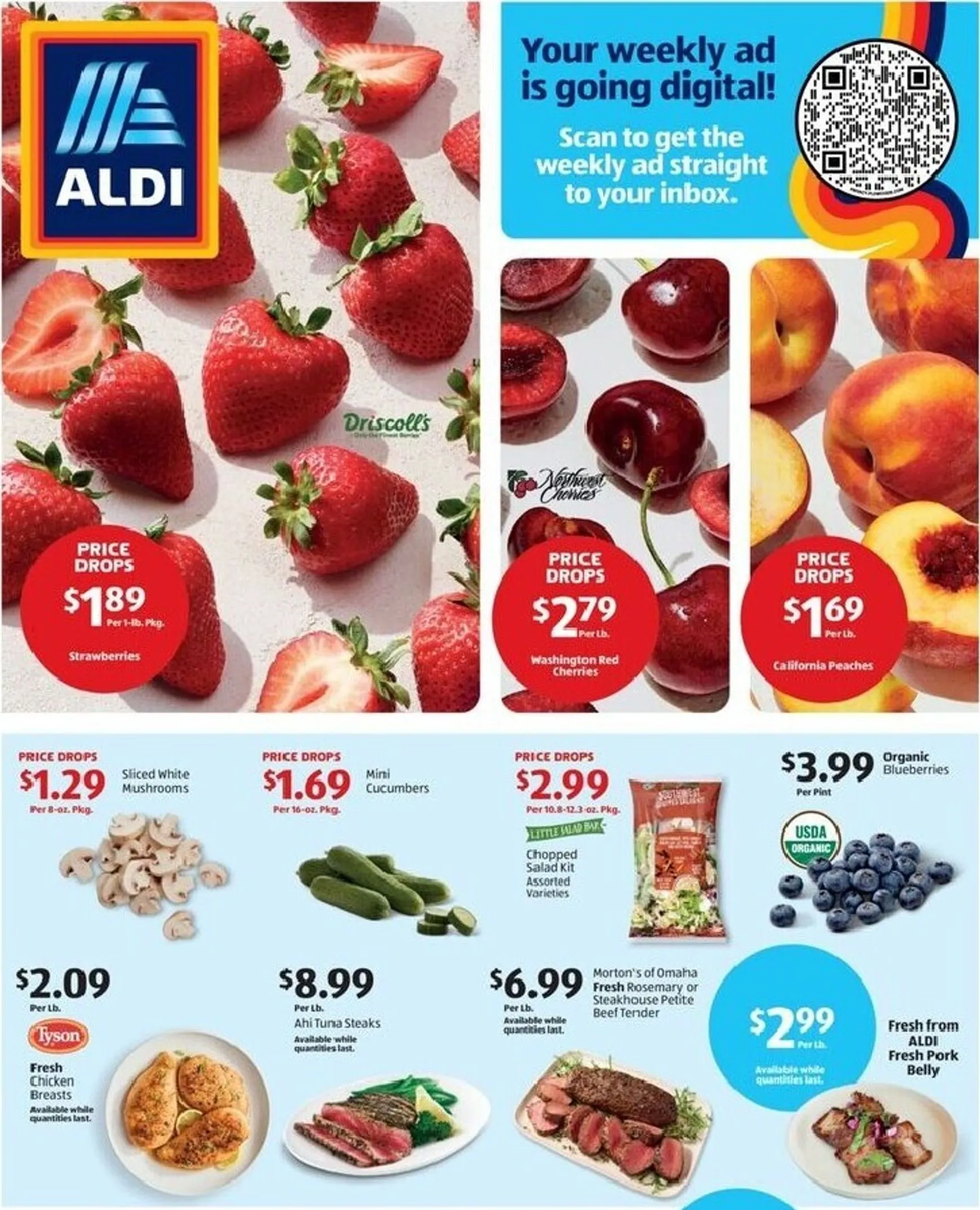 Current ALDI leaflet valid from Wednesday 07/15/2026 to Tuesday 07/21/2026