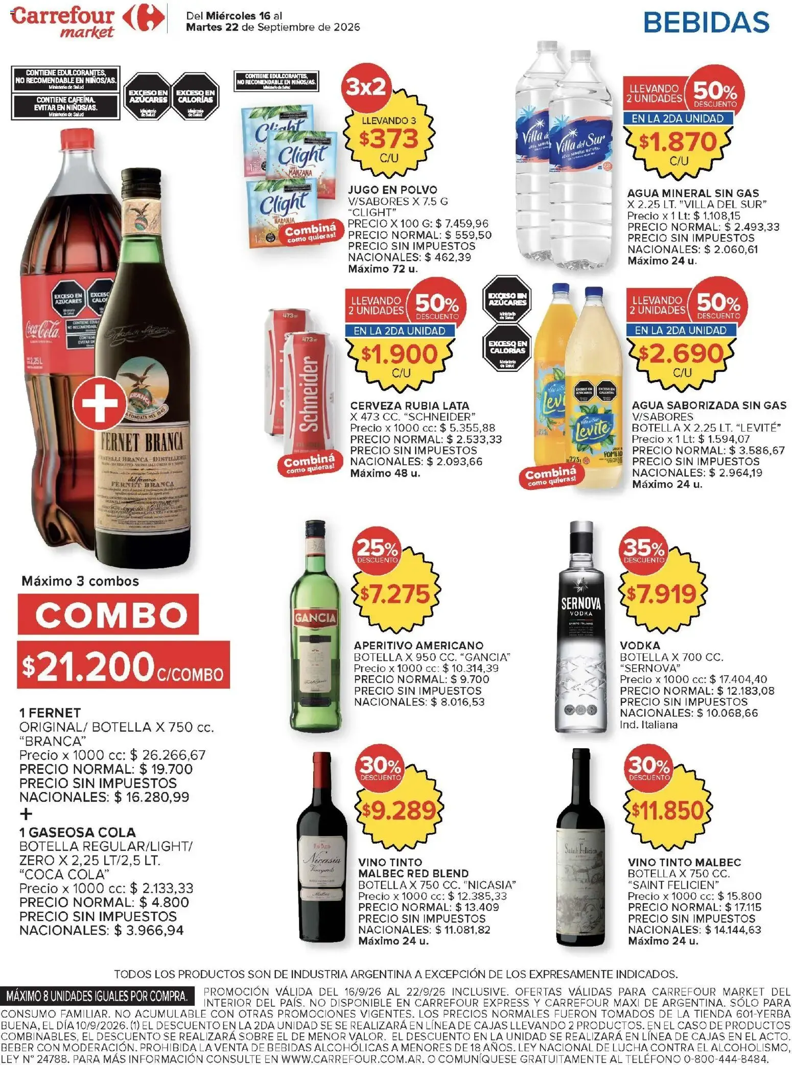 Ofertas de Carrefour Ofertas || del 16/09/2026 - 22/09/2026 || Promociones 16 de septiembre al 22 de septiembre 2026 - Página 44 del catálogo
