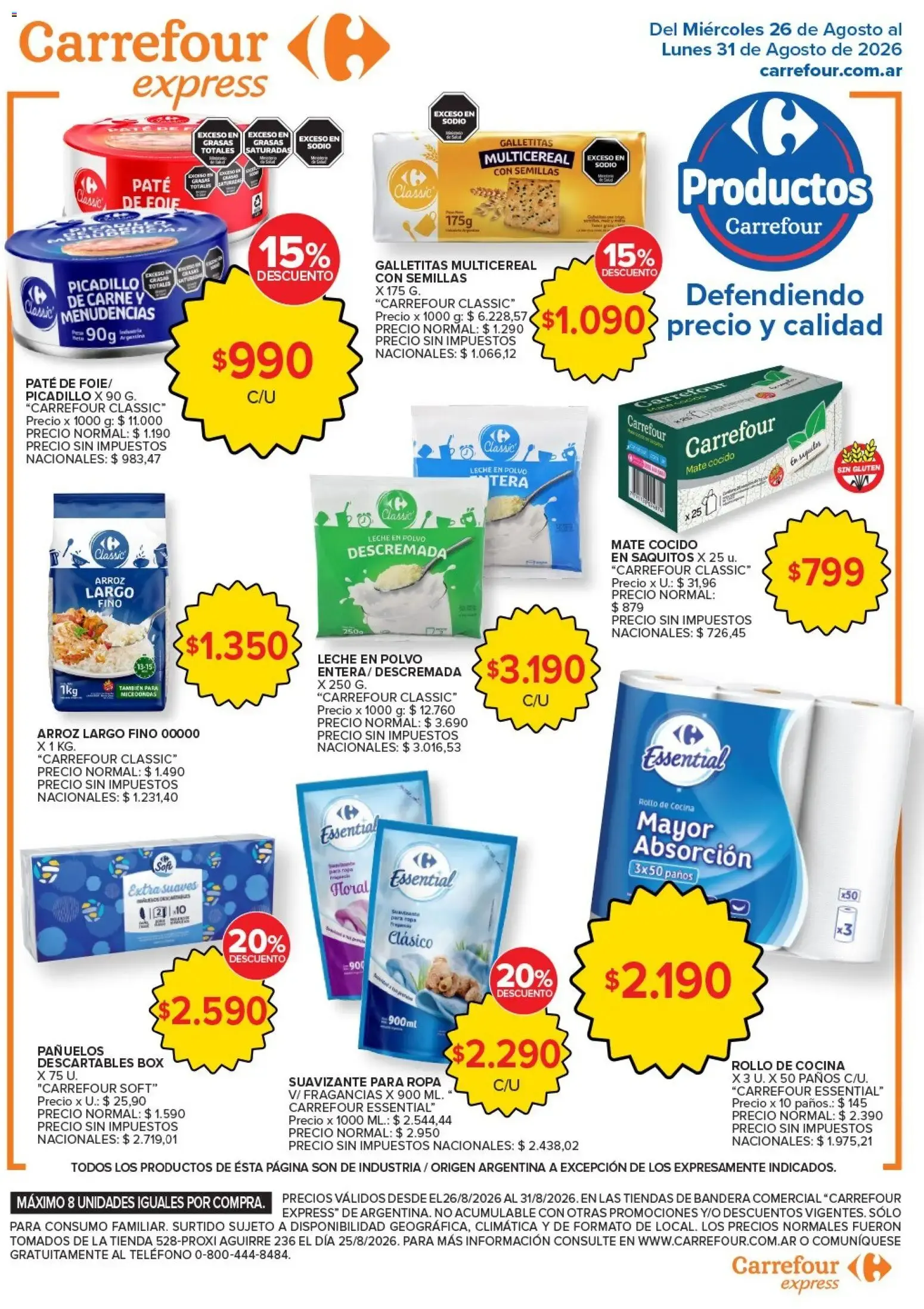 Ofertas de Carrefour - Carrefour Express || del 26/08/2026 - 01/09/2026 || Promociones 26 de agosto al 31 de agosto 2026 - Página 4 del catálogo