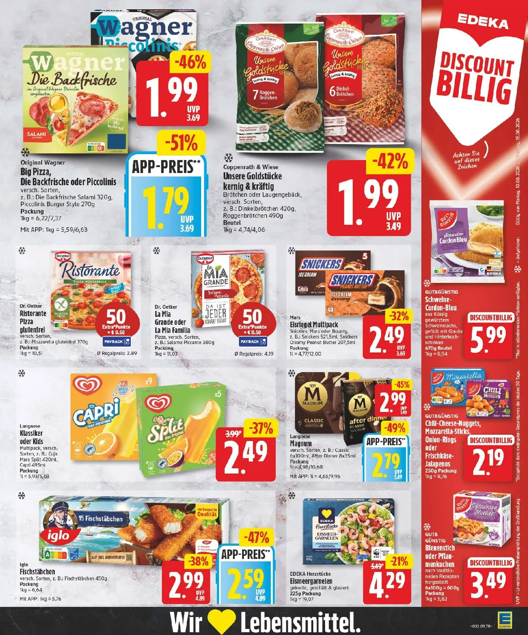 Edeka Prospekt nächste Woche – von Montag 10.08.2026 bis Samstag 15.08.2026 von 10. August bis 15. August 2026 - Prospekt seite 9