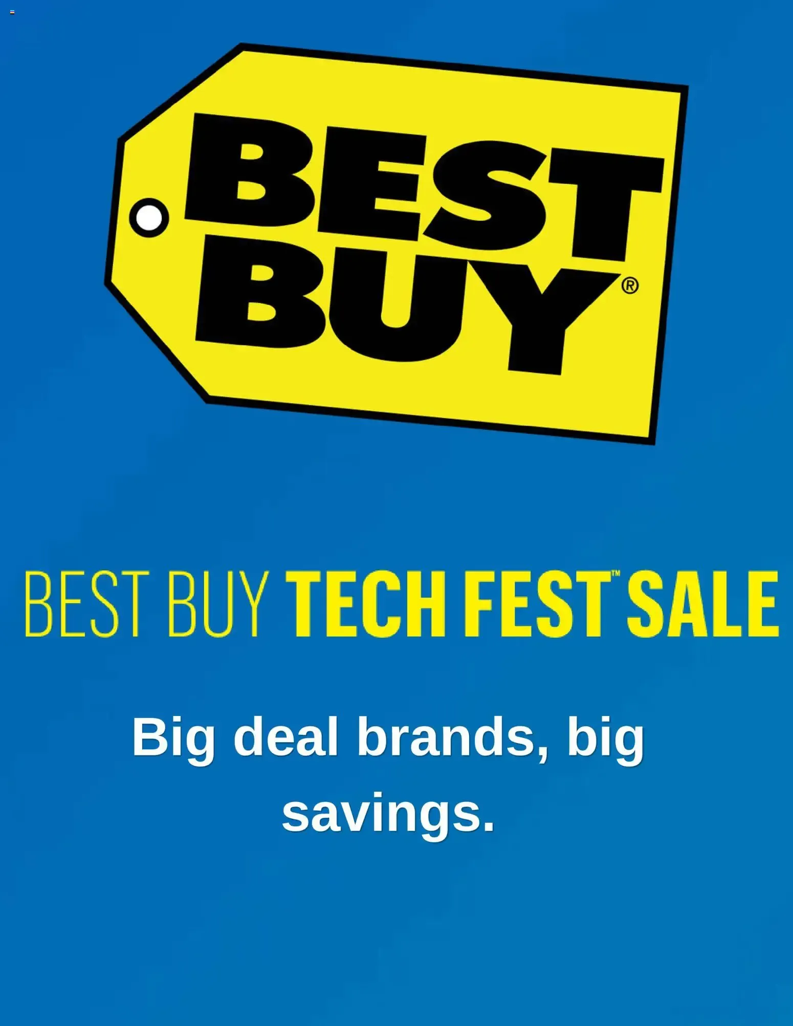 BEST BUY TECH FEST SALE