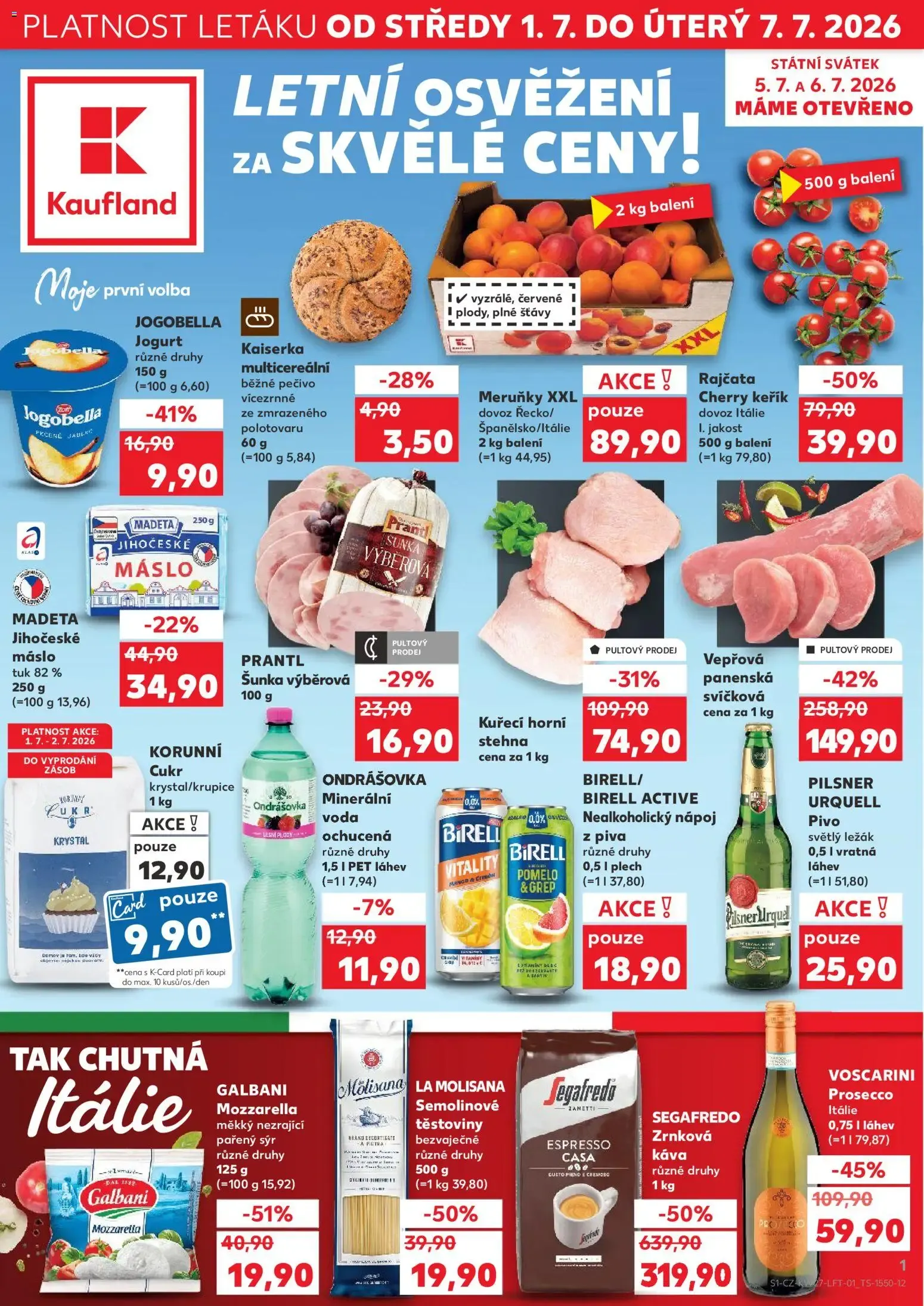 Kaufland: Letní osvěžení za skvělé ceny! - 1. července 7. července 2026 - Page 1