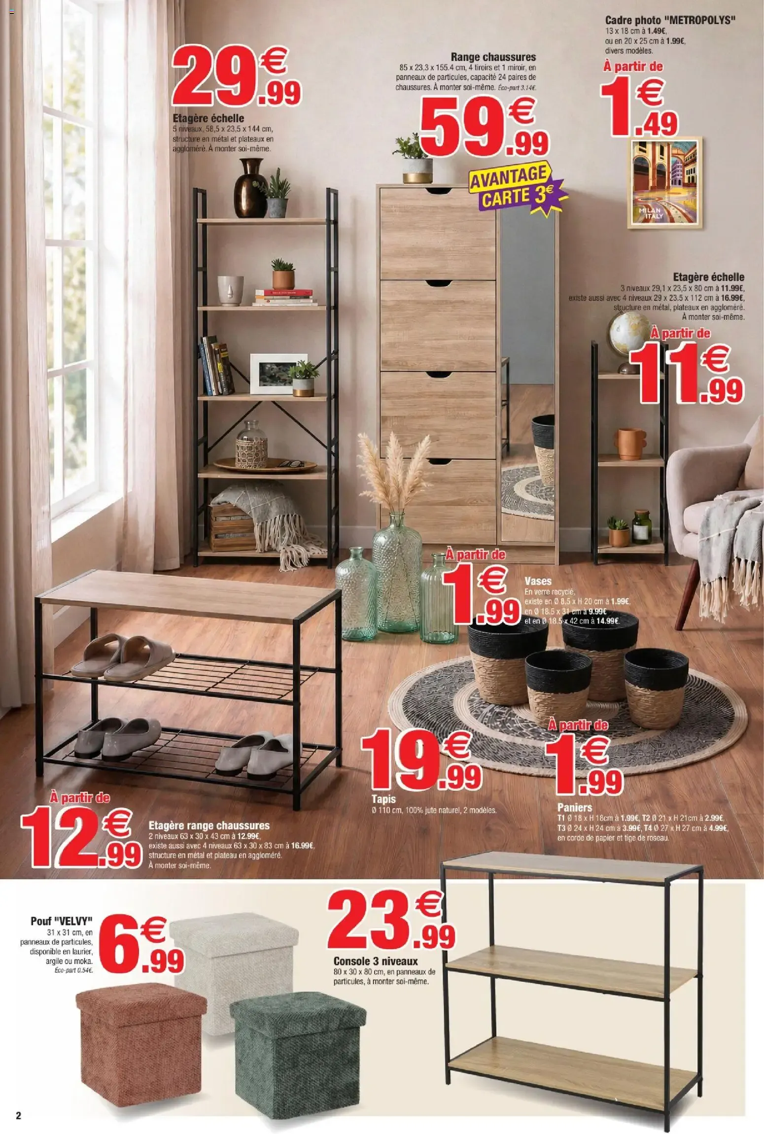 BazarLand - C'est bientôt la rentrée à partir du 12/08/2026 - promo en ligne du 12 août au 23 août 2026 - Catalogue page 2