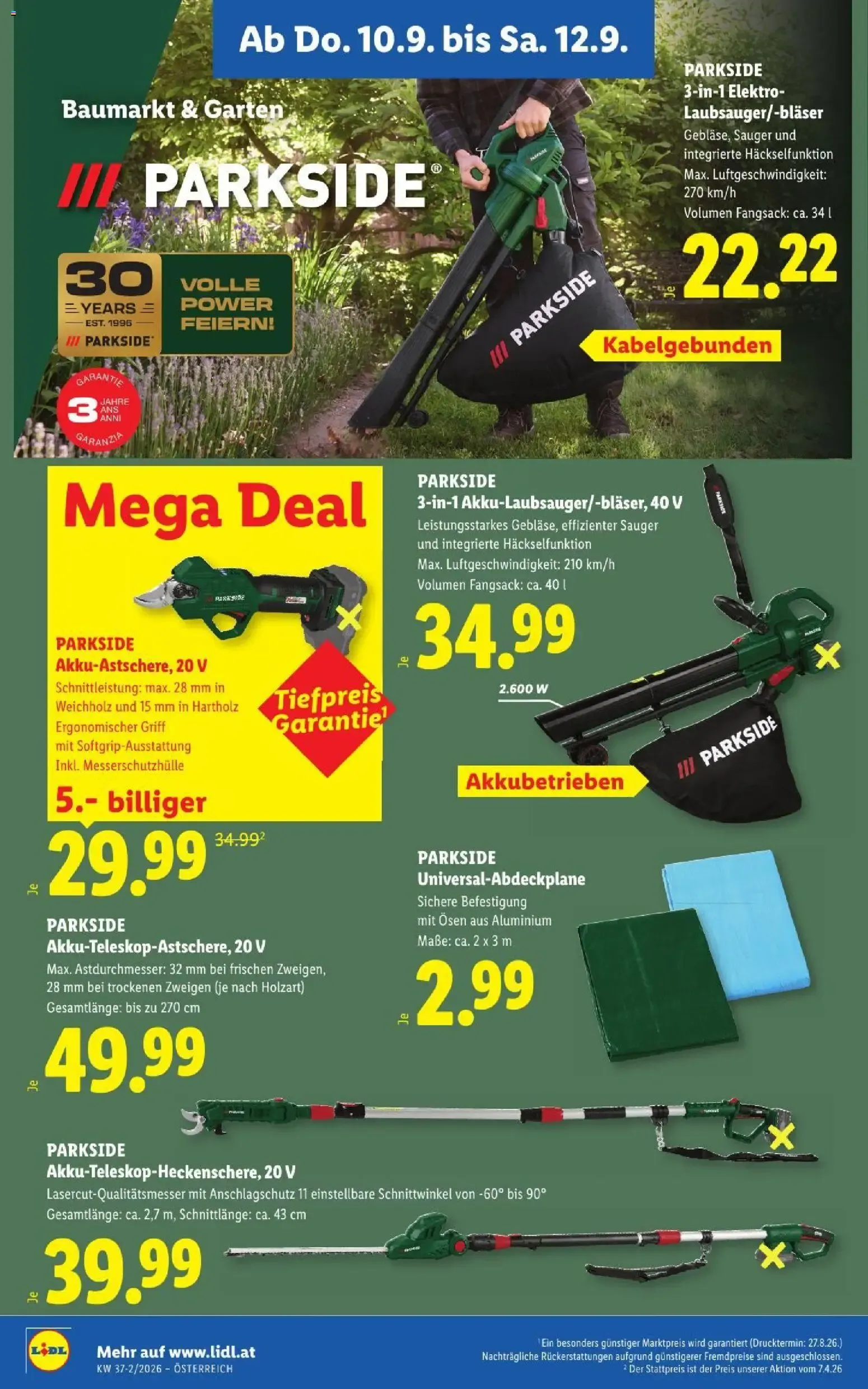 Lidl - Flugblatt ab 10.09.2026 - Angebote ab donnerstag von 10. September bis 12. September 2026 - Flugblätt seite  20
