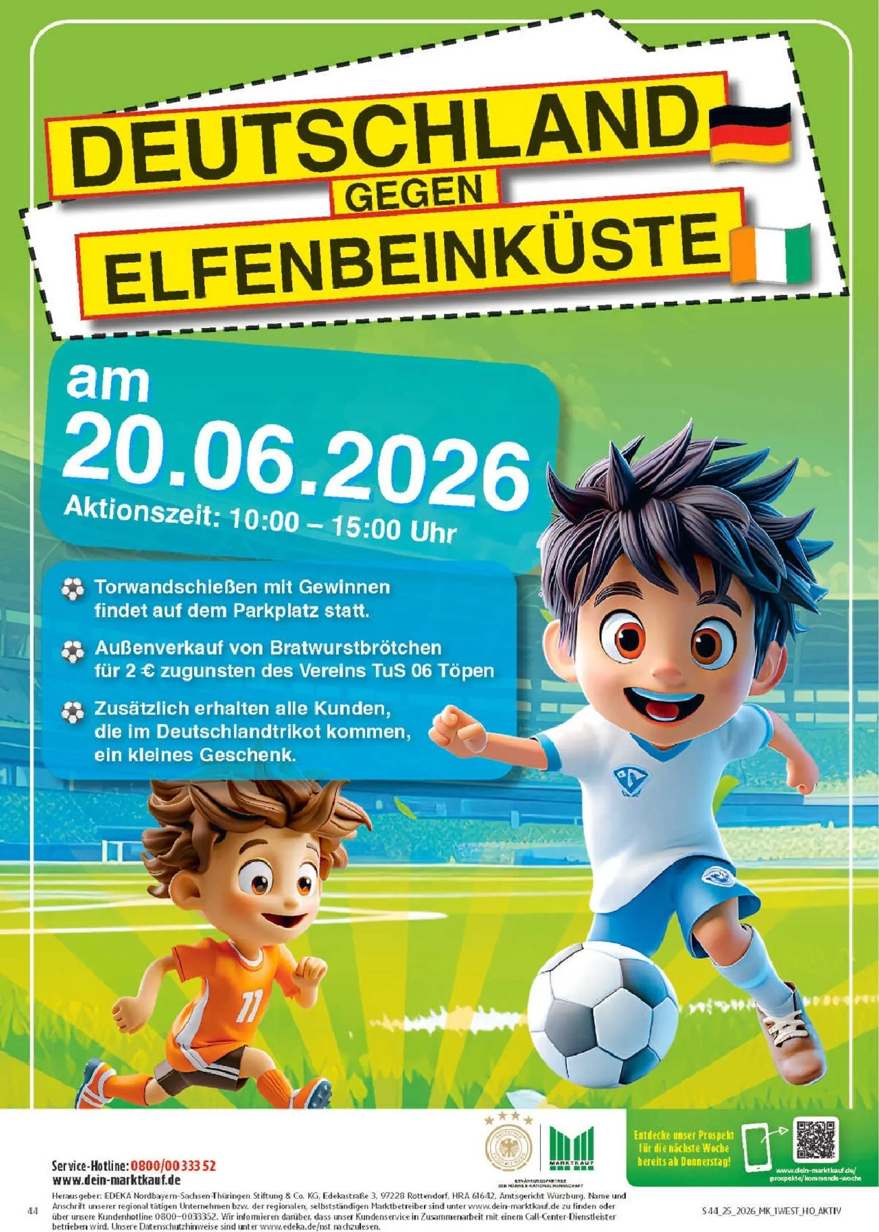 Marktkauf Prospekt nächste Woche – von Montag 15.06.2026 bis Samstag 20.06.2026 von 15. Juni bis 20. Juni 2026 - Prospekt seite 44