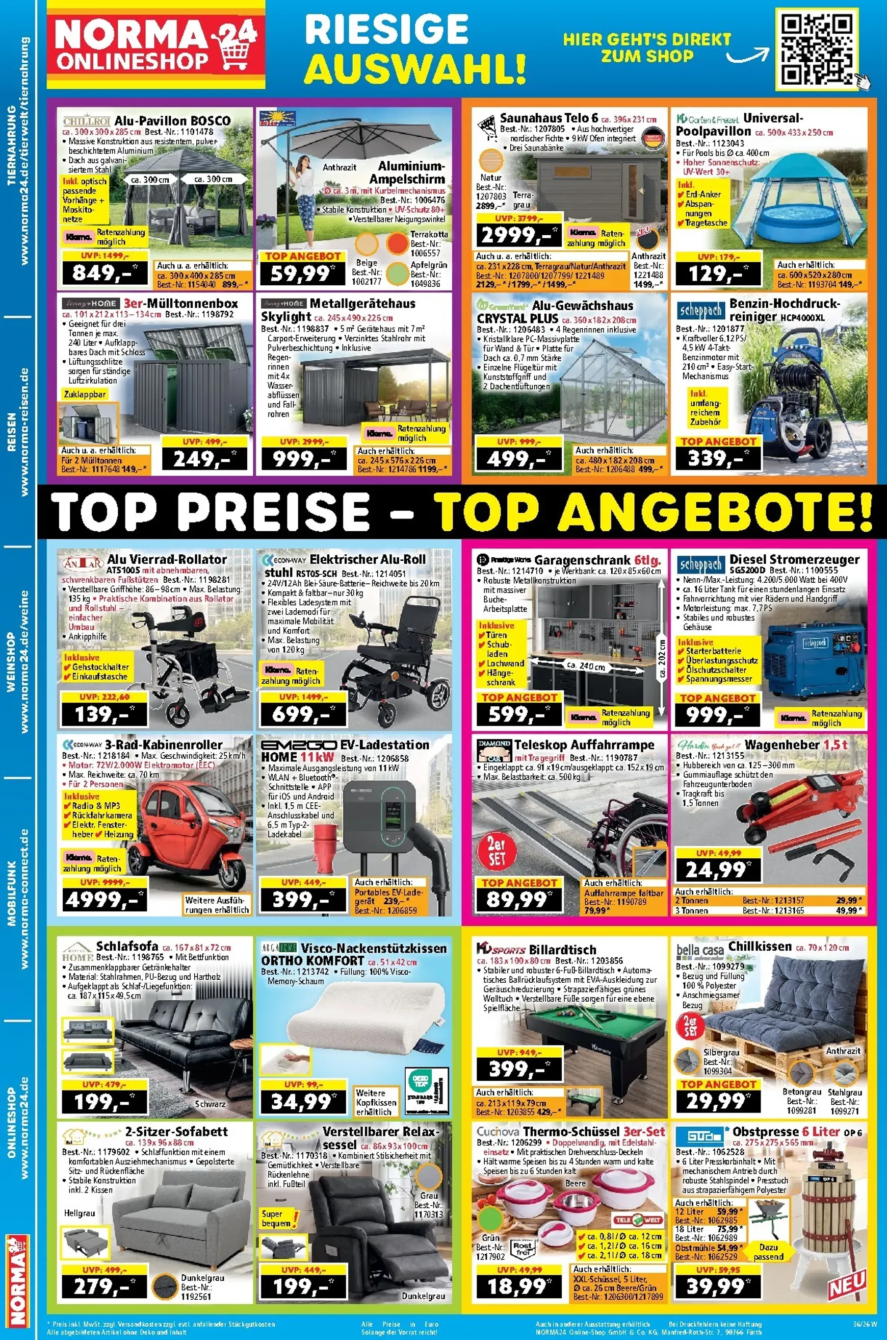 Norma24 - Onlineshop Prospekt nächste Woche – von Montag 31.08.2026 bis Sonntag 06.09.2026 von 31. August bis 6. September 2026 - Prospekt seite 2