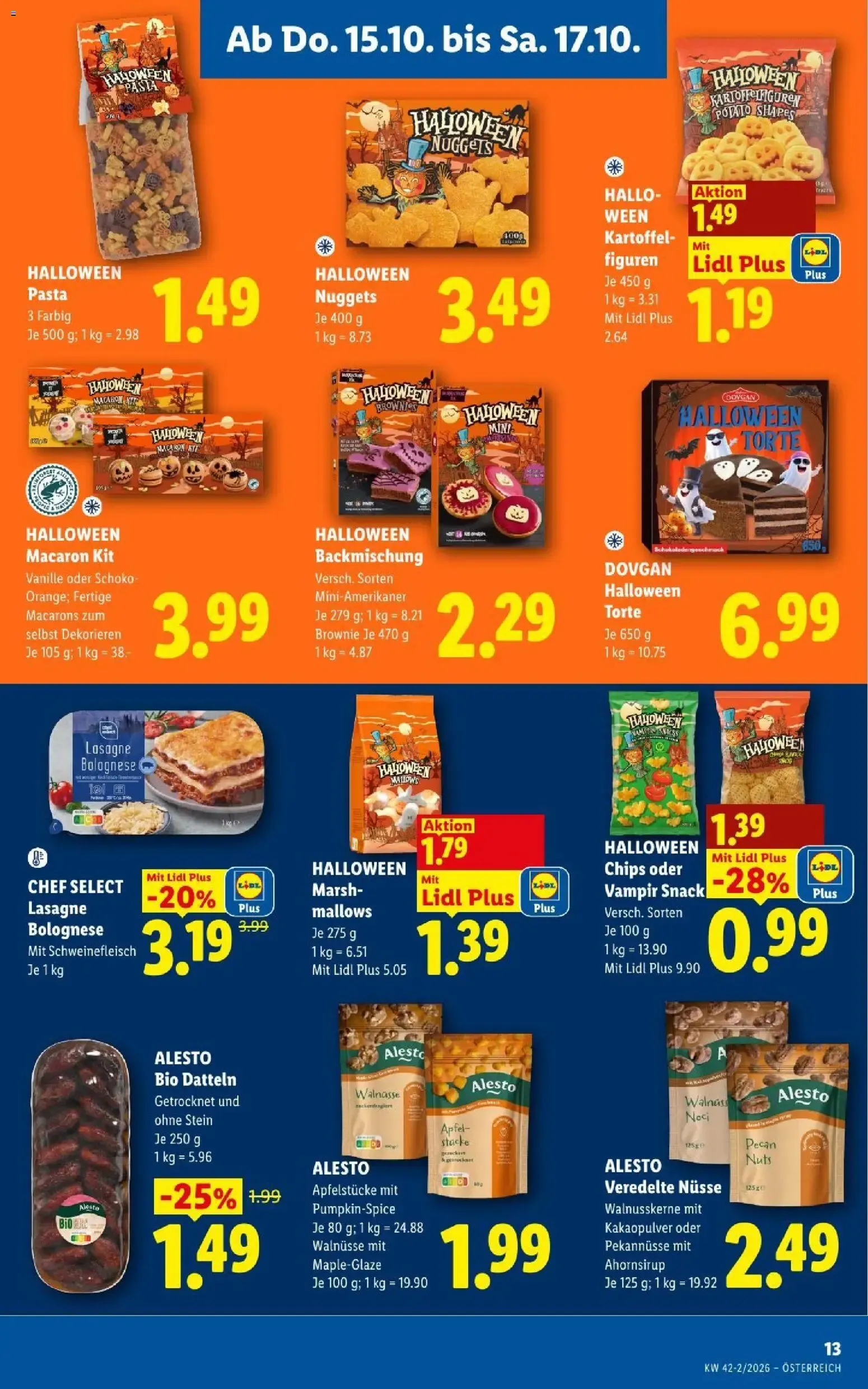 Lidl Flugblatt ab 15.10.2026 - Angebote ab donnerstag von 15. Oktober bis 17. Oktober 2026 - Flugblätt seite  15