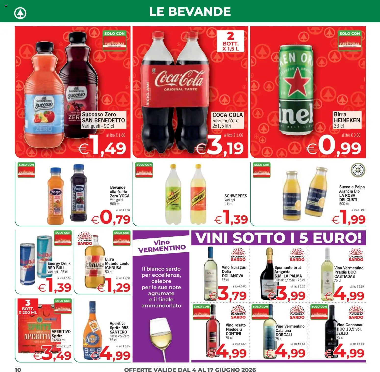 Despar Eurospar - Sconti Fino al 50% da 4 giugno a 17 giugno di 2026 - Pagina del volantino 10