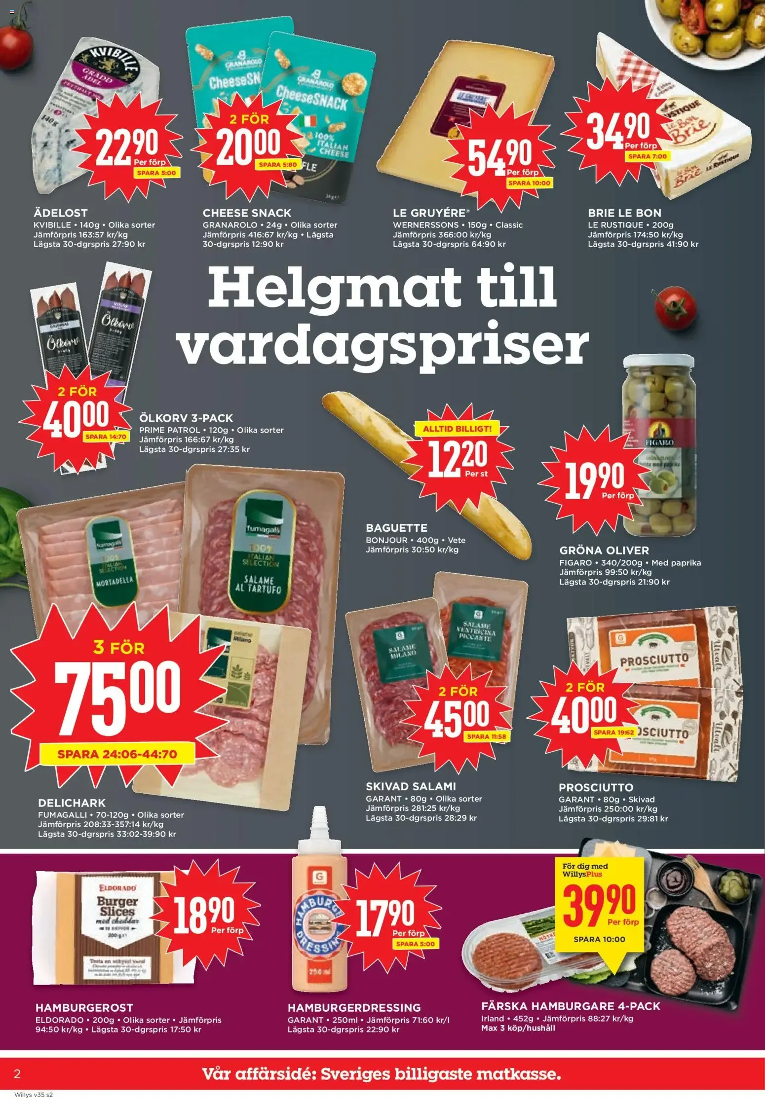 Willys från 24 augusti till 30 augusti 2026 - Reklamblad sidor 2