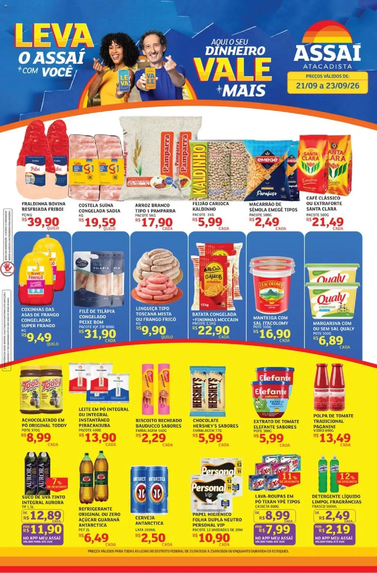 Encarte de Assaí Atacadista ofertas - DF de 21/09/2026 | Promoções Online 21 de setembro até 23 de setembro 2026 - Pagina 1