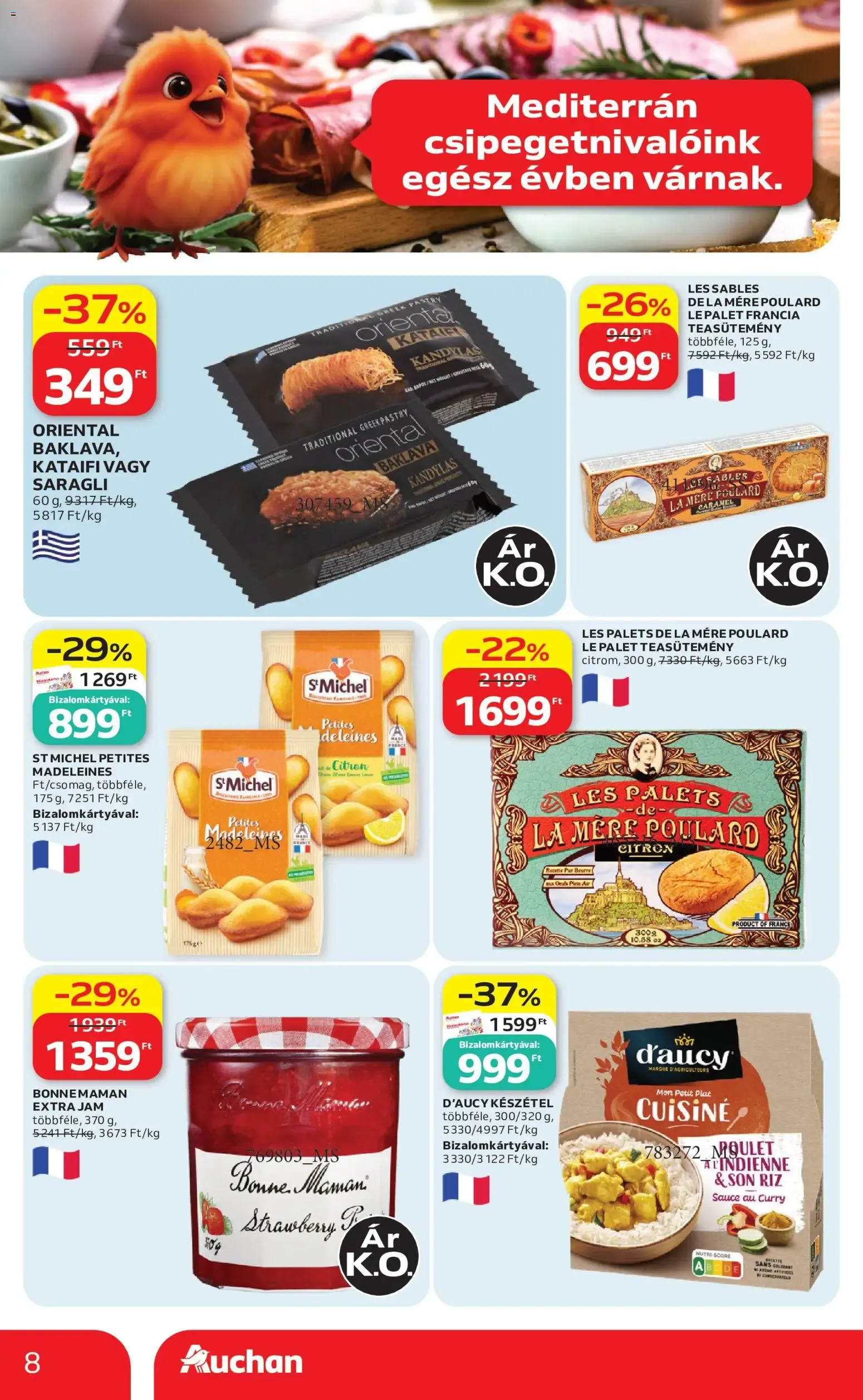 Katalógus Auchan hipermarket: Kóstolj bele újra az adriai nyaralás ízeibe! július 30.-tól augusztus 12.-ig 2026. - Oldal 8