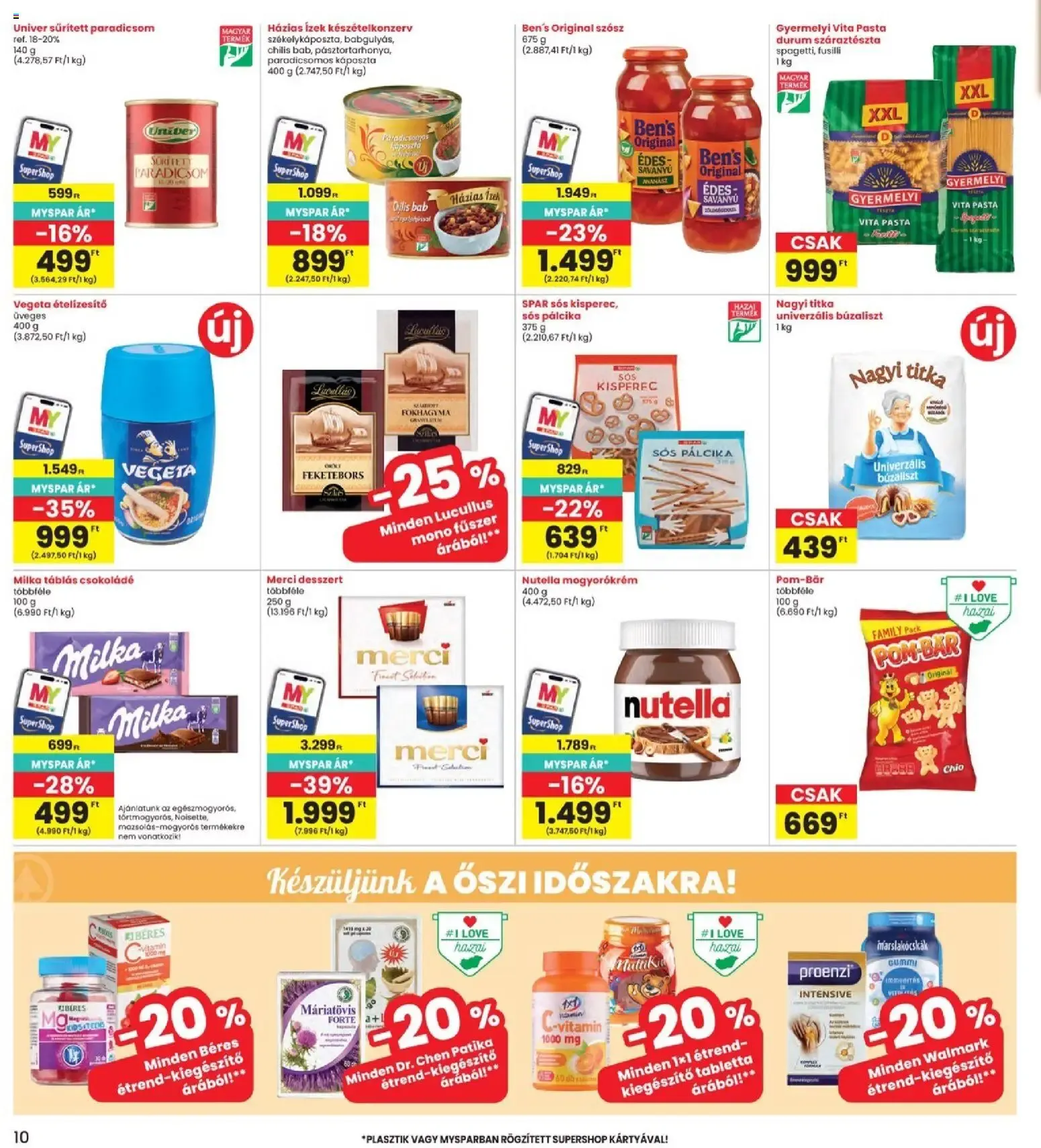 Katalógus Interspar akciós újság - 2026.09.17. -tól/töl > akció, lapozható szórólap 🛍️ szeptember 17.-tól szeptember 23.-ig 2026. - Oldal 10
