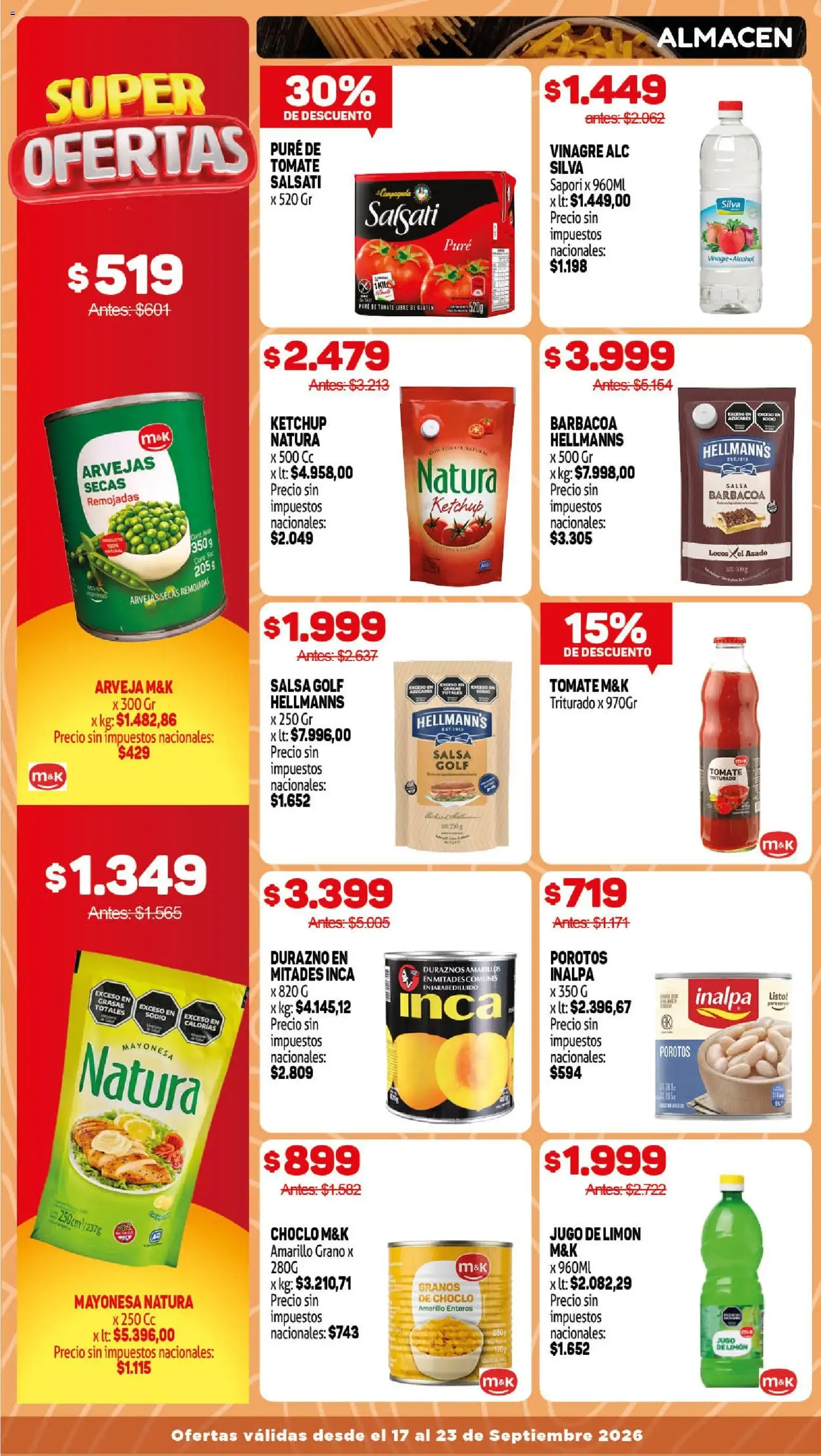 Ofertas de Makro: Te Alcanza Para Más - Promos Semanales 17 de septiembre al 23 de septiembre 2026 - Página 9 del catálogo