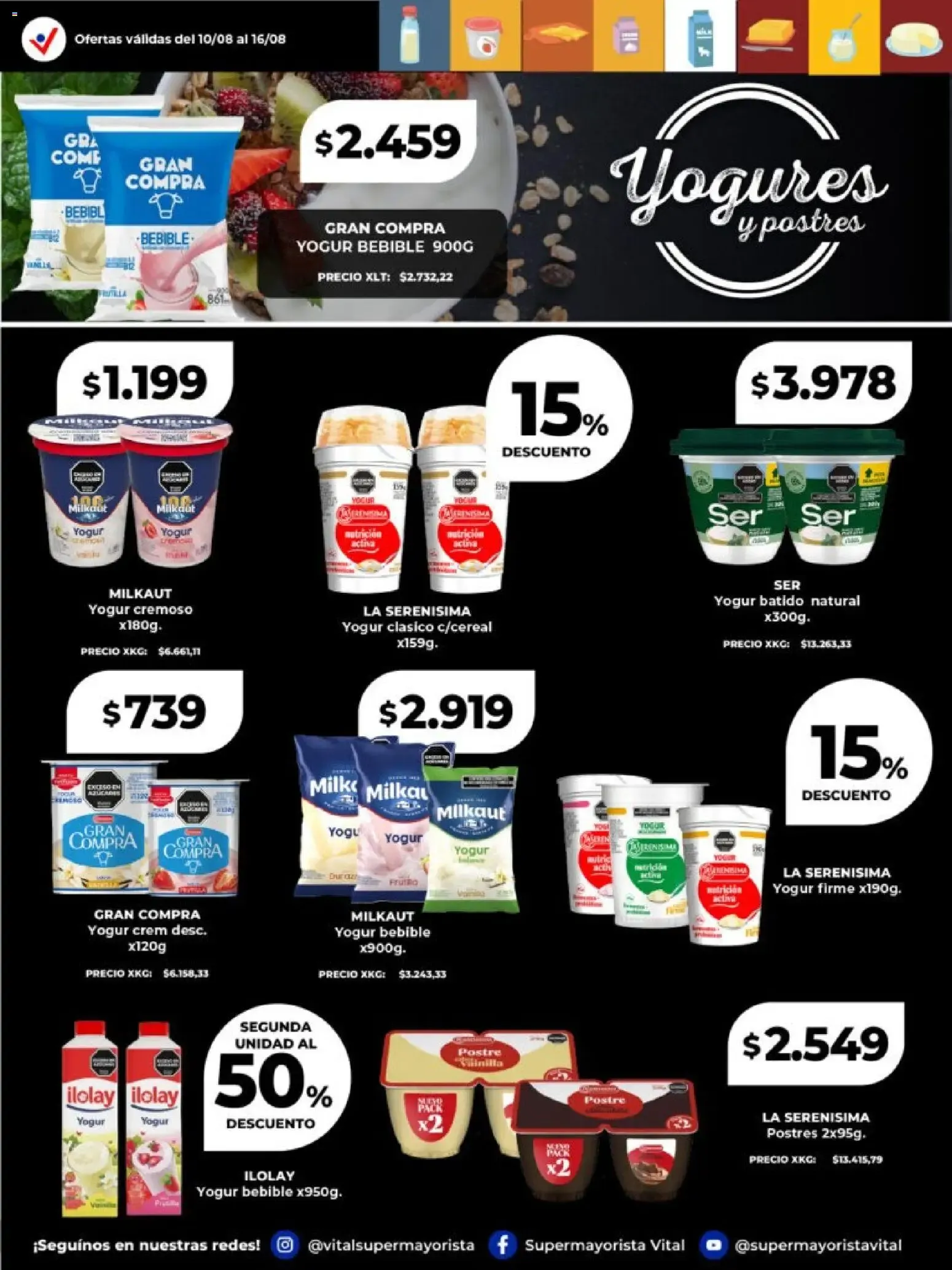 Ofertas de Vital Supermayorista - Frescos a la mesa 10 de agosto al 16 de agosto 2026 - Página 4 del catálogo