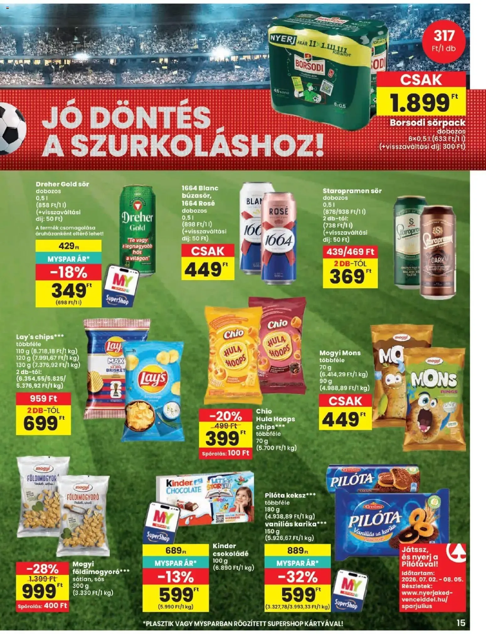 Katalógus Szülinapi akciók és szuper árak! július 9.-tól július 15.-ig 2026. - Oldal 15